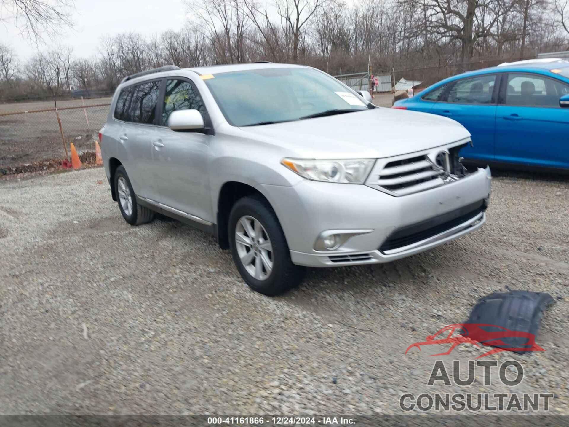 TOYOTA HIGHLANDER 2012 - 5TDBK3EH1CS150123