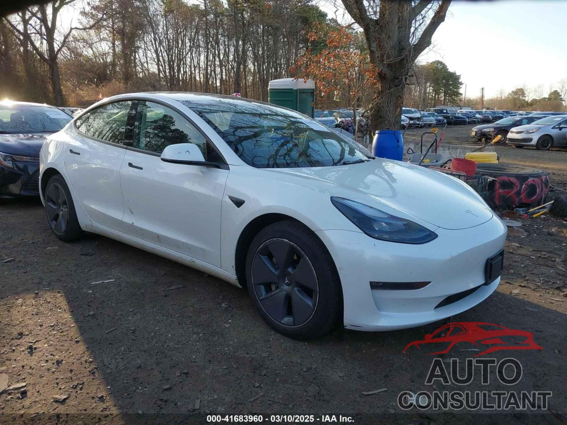 TESLA MODEL 3 2022 - 5YJ3E1EB1NF109459