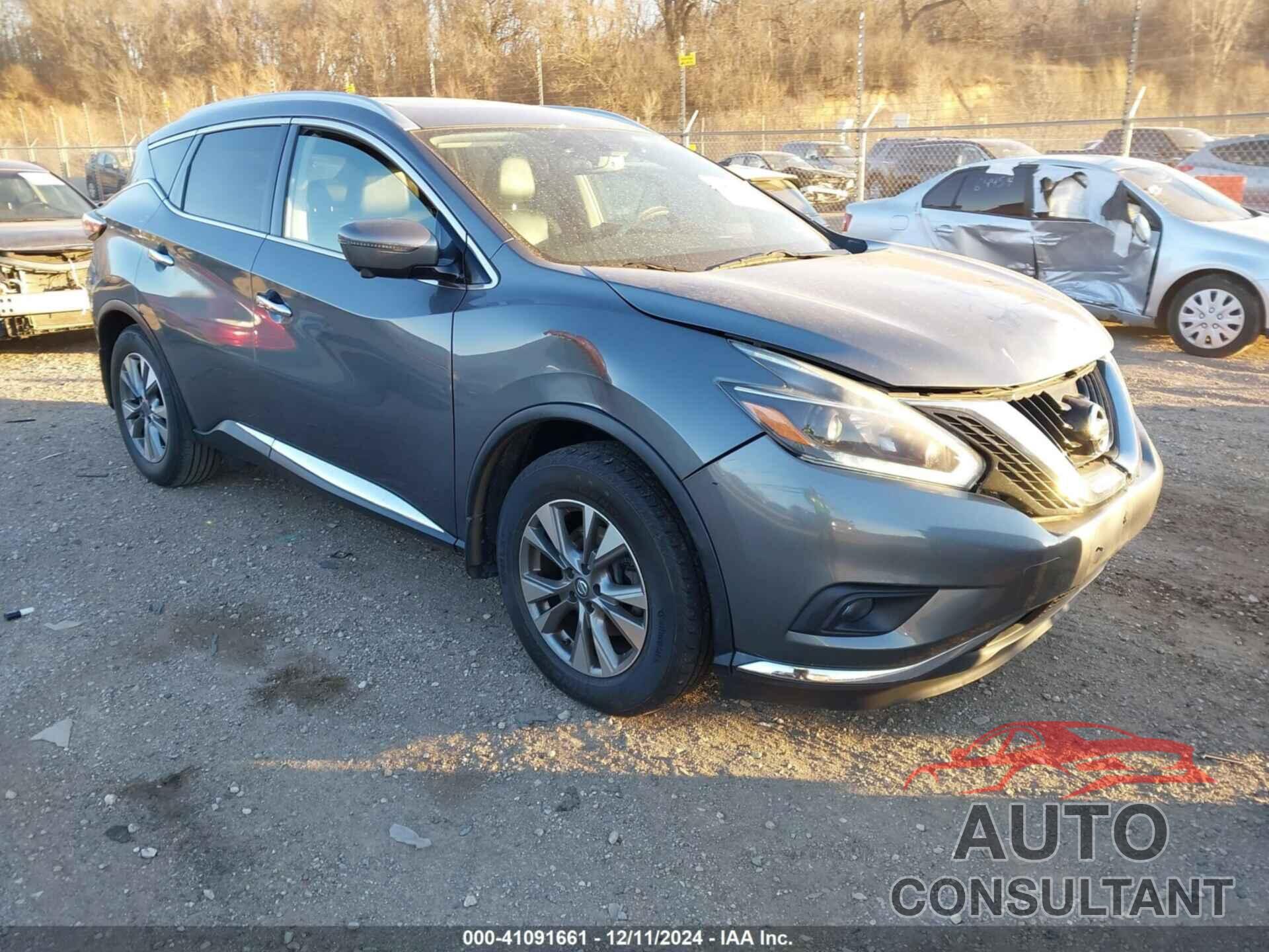 NISSAN MURANO 2018 - 5N1AZ2MH8JN149441
