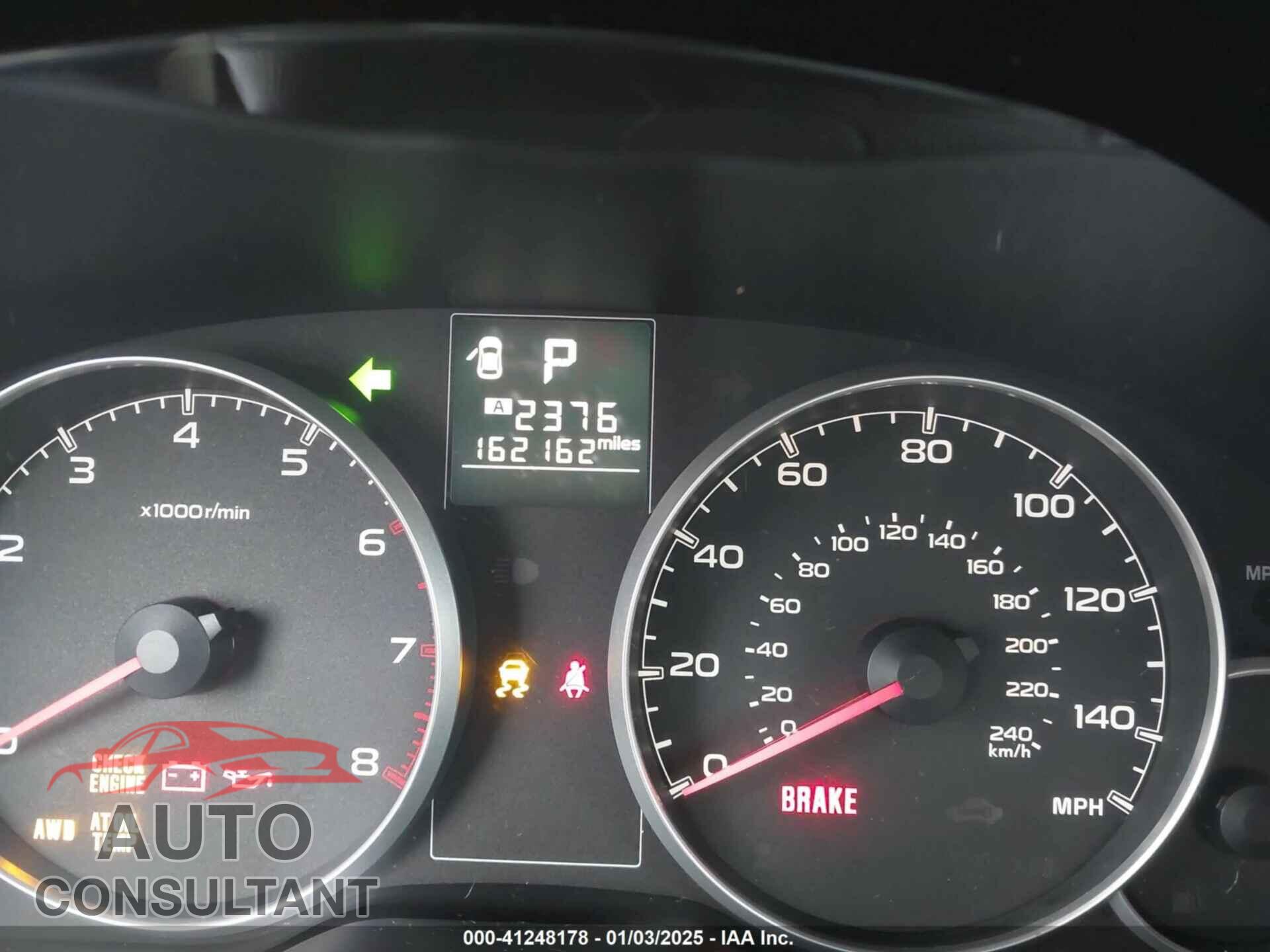 SUBARU OUTBACK 2014 - 4S4BRCCC4E3203058