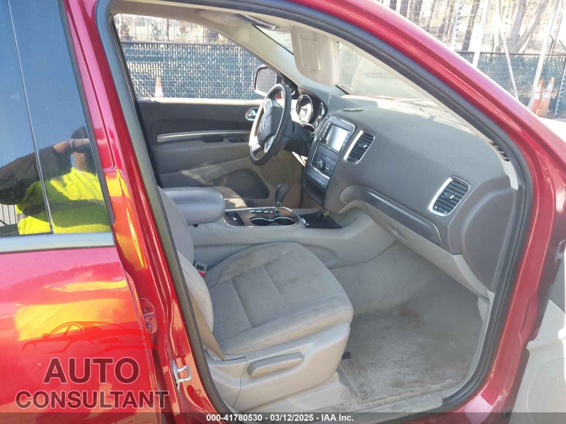 DODGE DURANGO 2011 - 1D4RE2GG5BC684829