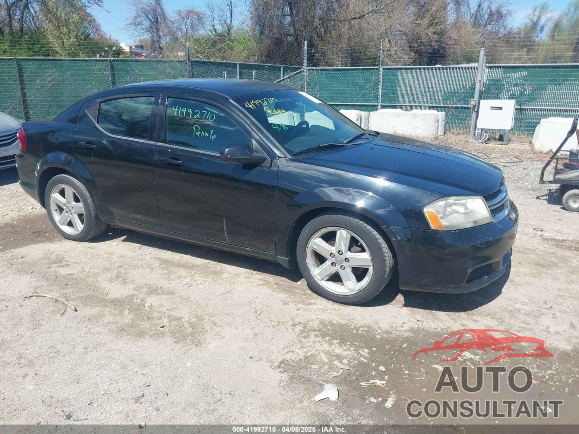 DODGE AVENGER 2013 - 1C3CDZAB0DN655682