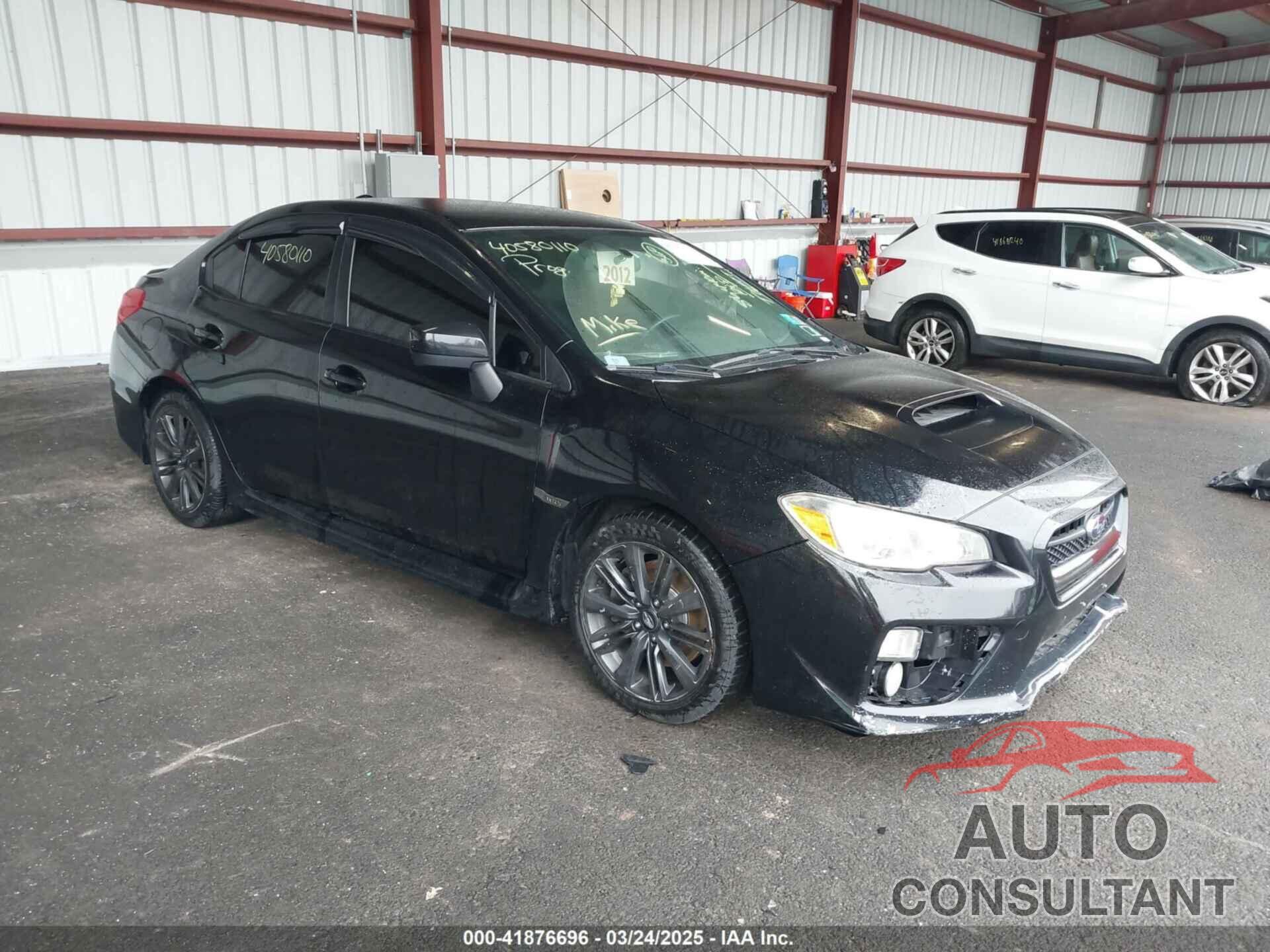 SUBARU WRX 2016 - JF1VA1B6XG9801296