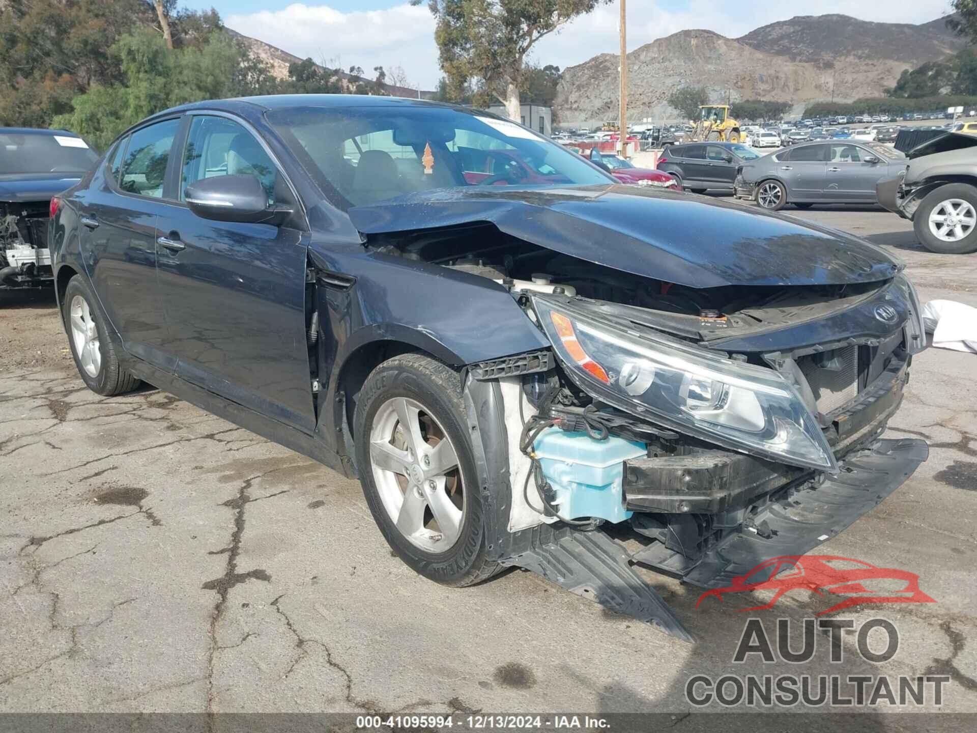 KIA OPTIMA 2015 - KNAGM4A70F5551589