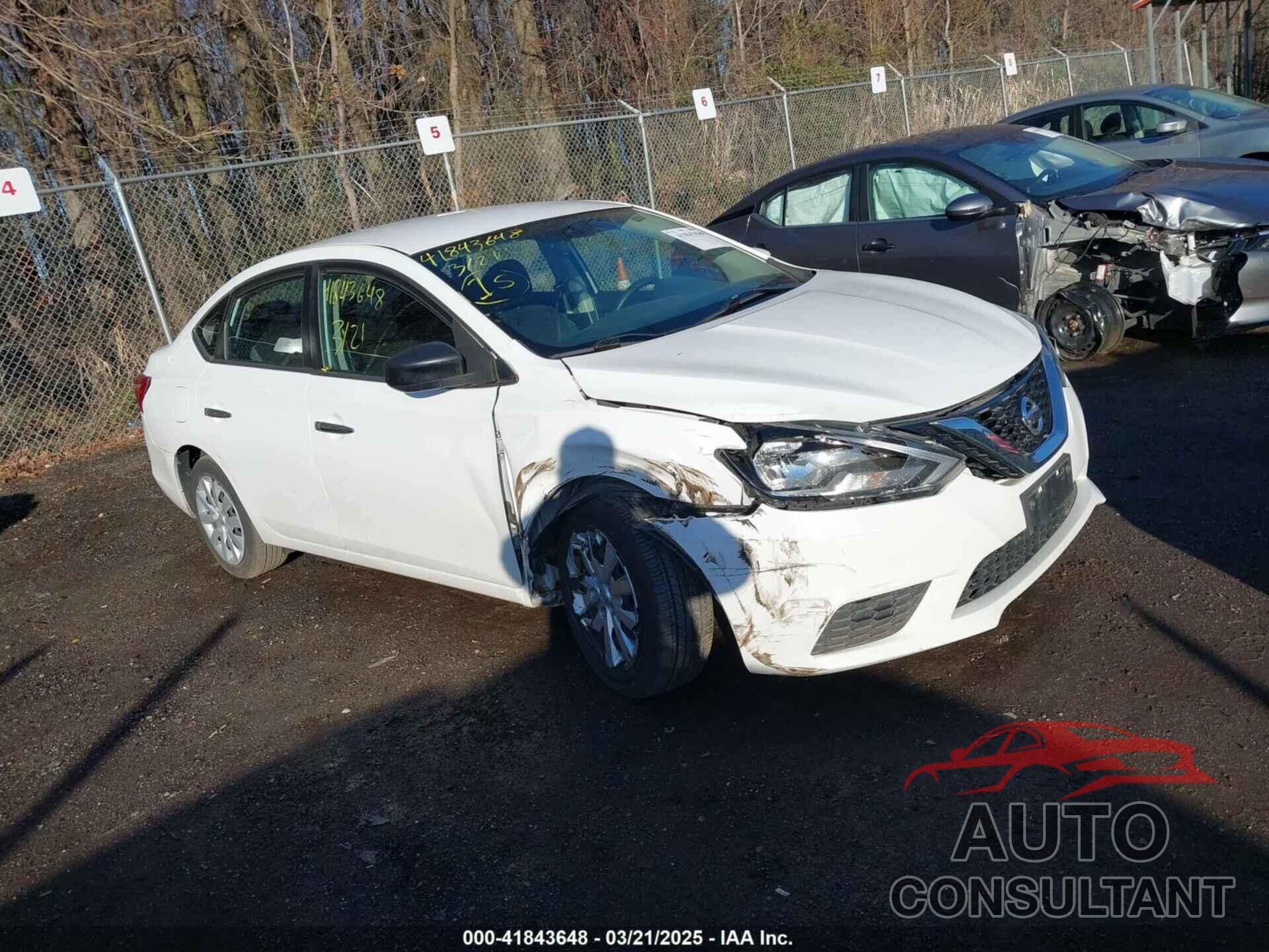 NISSAN SENTRA 2019 - 3N1AB7AP1KY231150