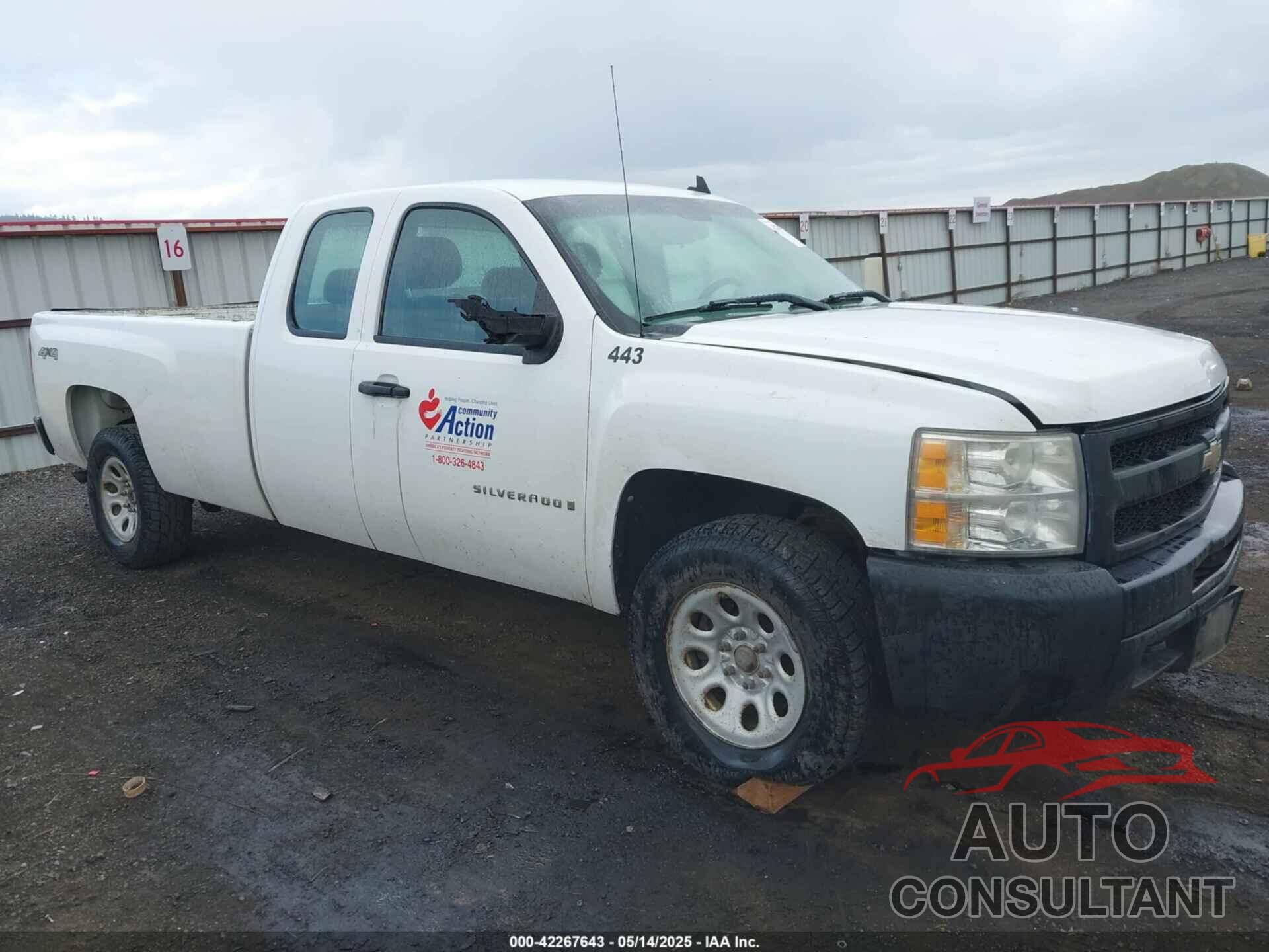 CHEVROLET SILVERADO 1500 2009 - 1GCEK19J79E138717