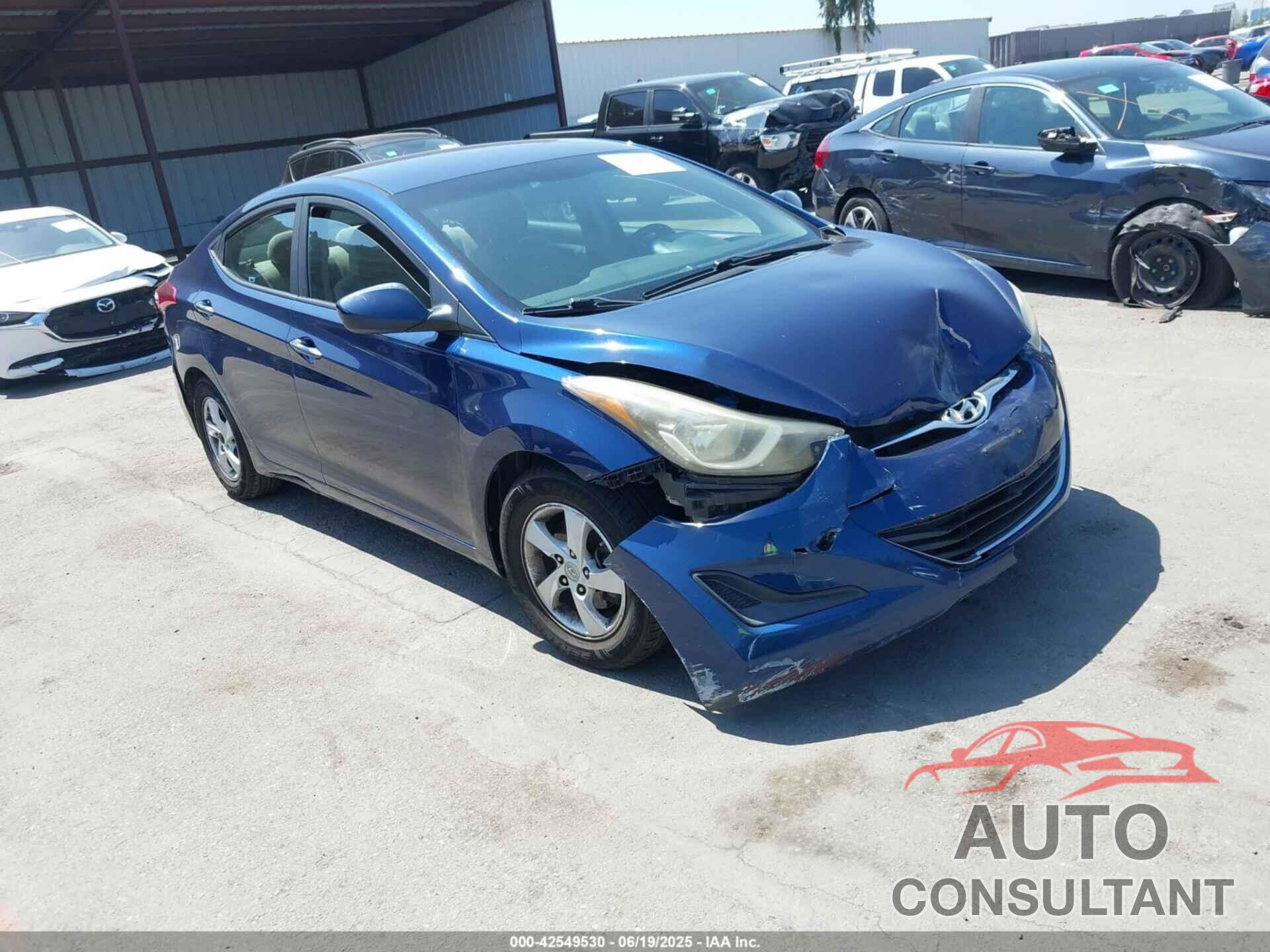 HYUNDAI ELANTRA 2015 - 5NPDH4AE0FH628101