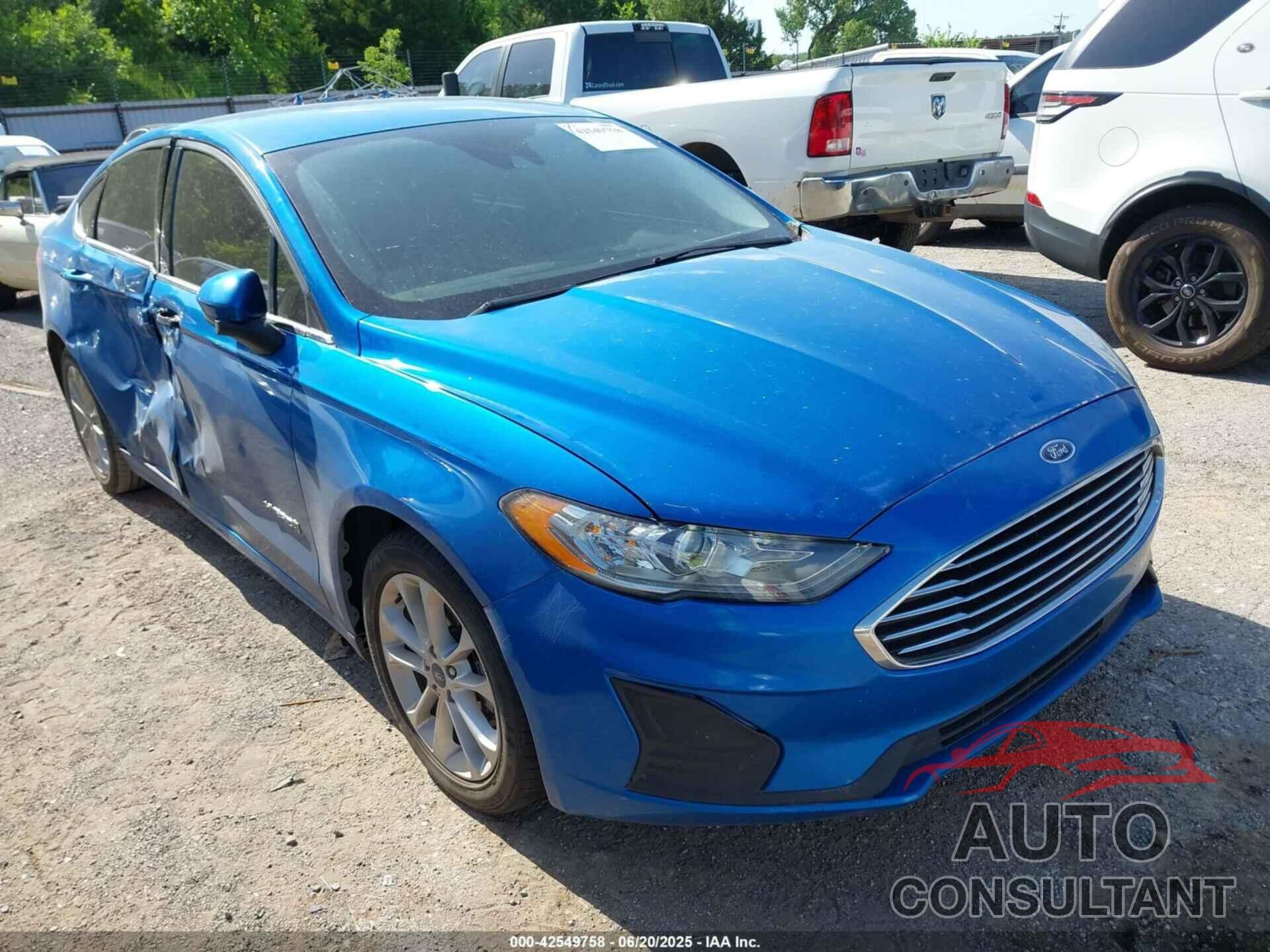FORD FUSION HYBRID 2019 - 3FA6P0LU6KR272372