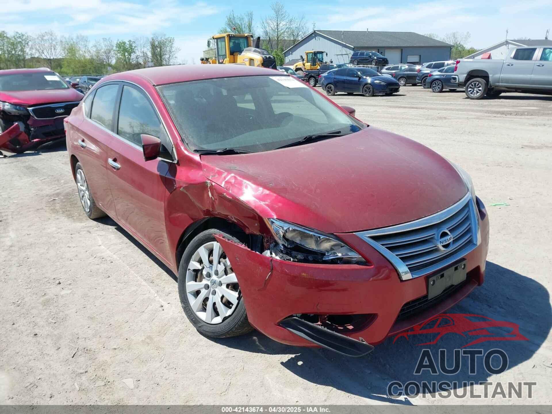 NISSAN SENTRA 2015 - 3N1AB7AP2FL669226