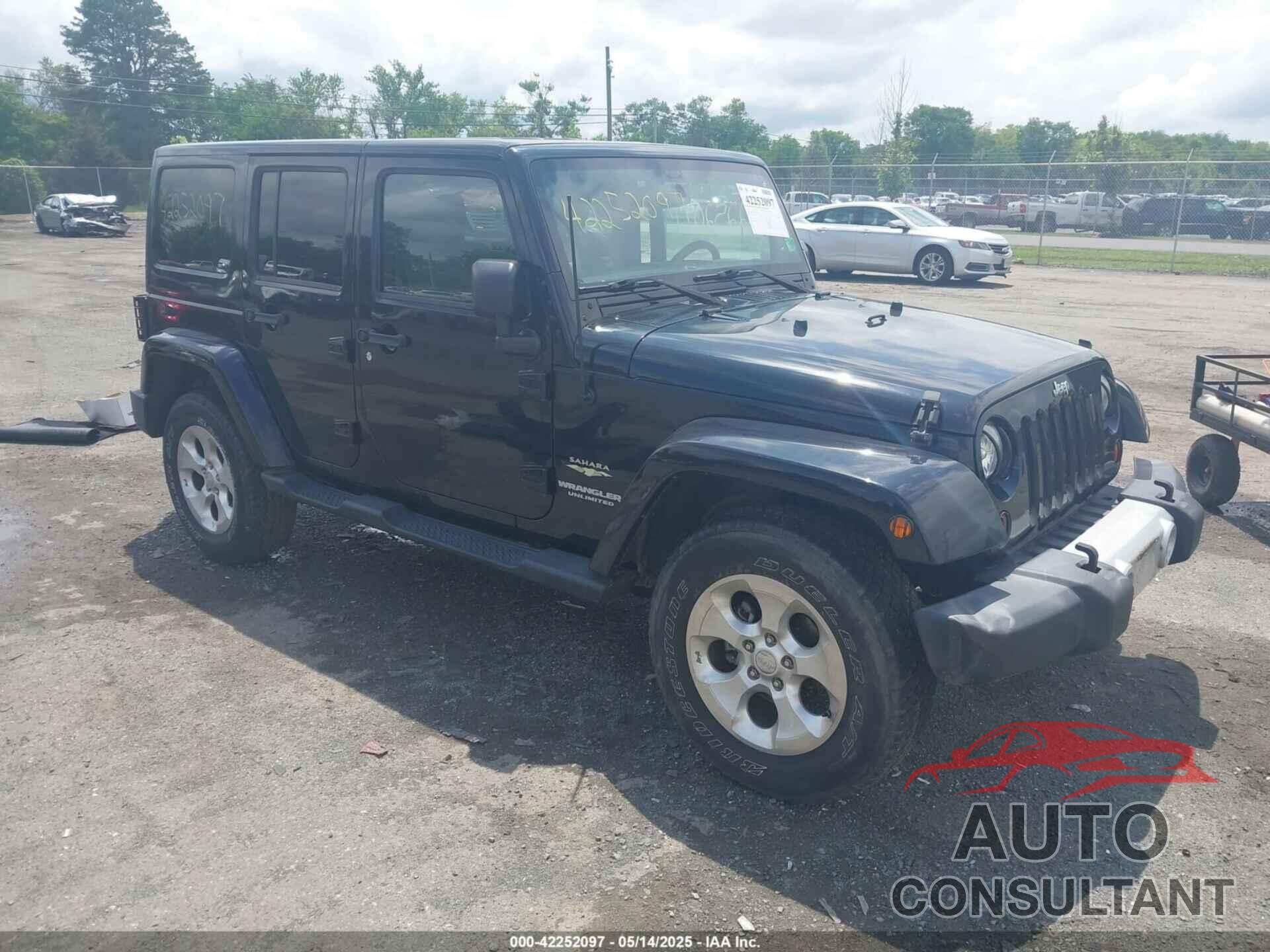 JEEP WRANGLER UNLIMITED 2013 - 1C4BJWEG9DL500886