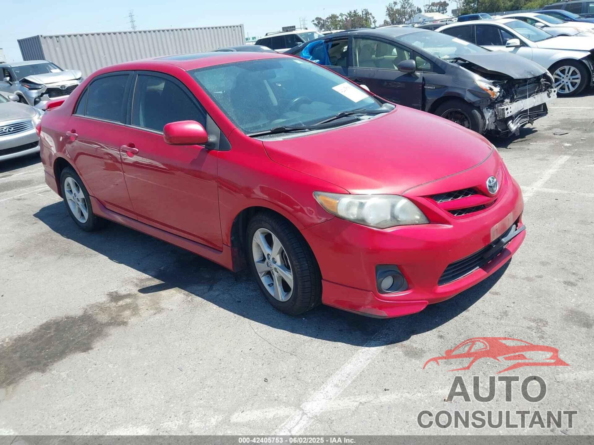 TOYOTA COROLLA 2012 - 2T1BU4EE0CC885741