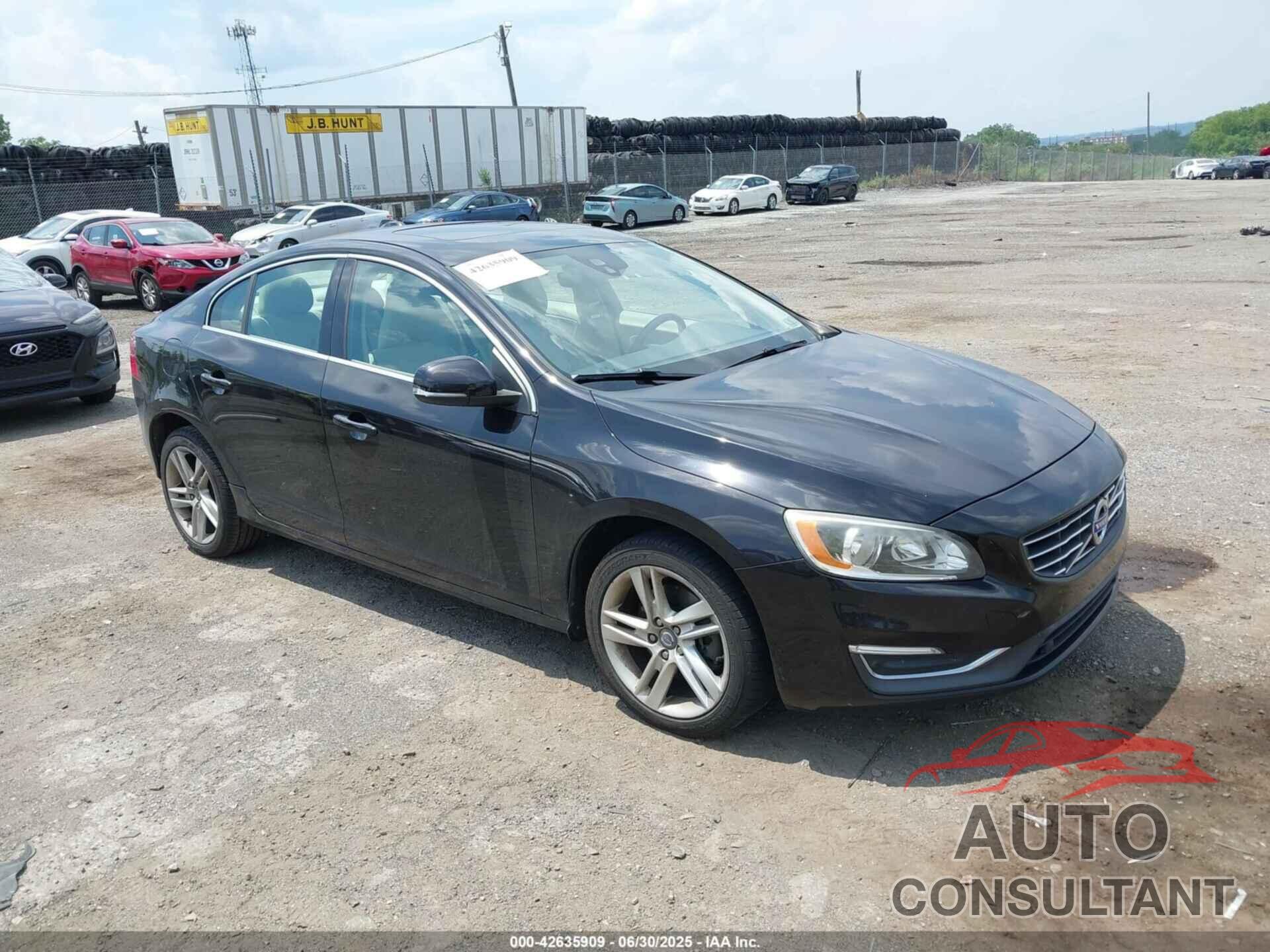 VOLVO S60 2015 - YV126MFKXF2351397