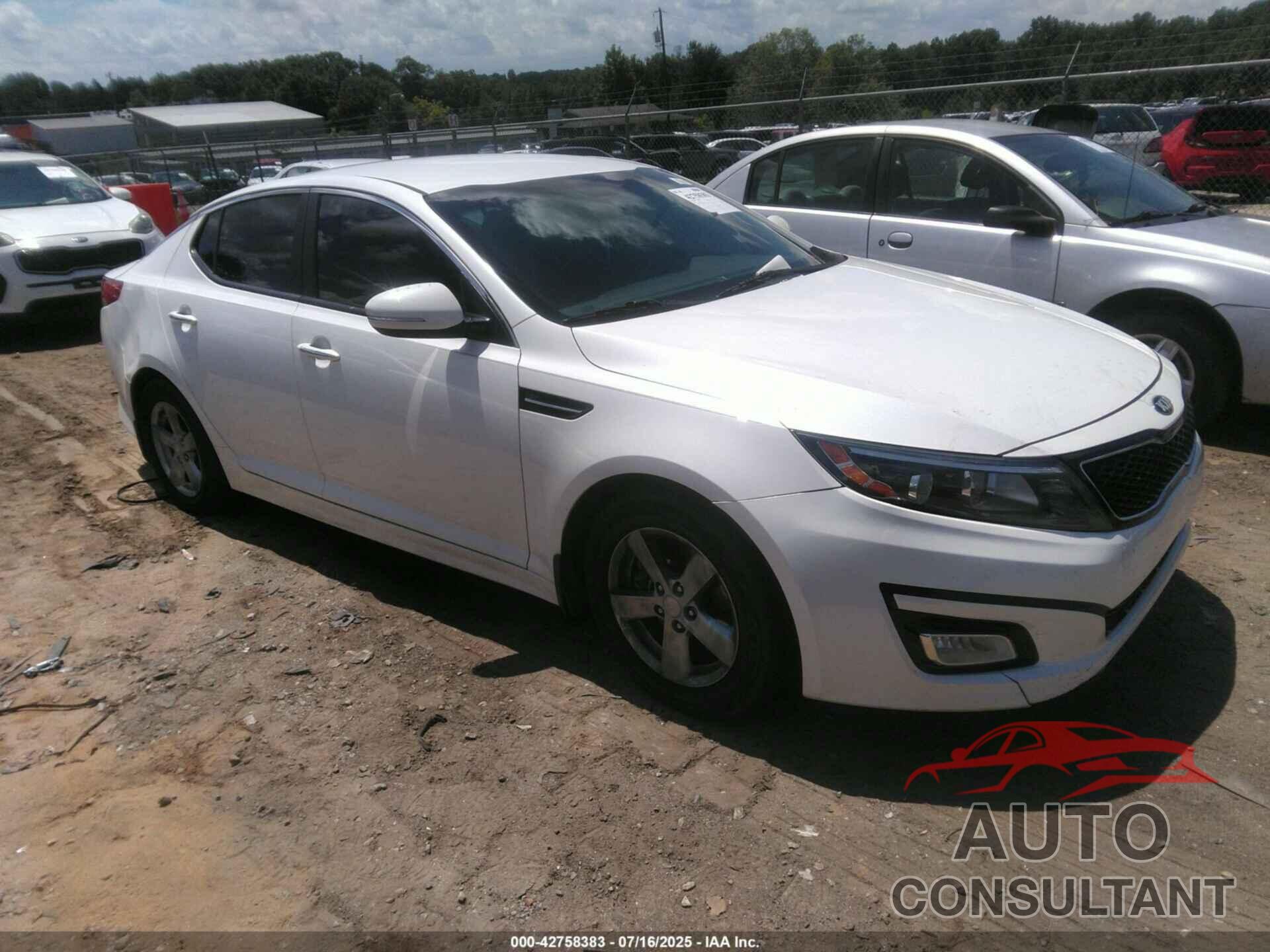 KIA OPTIMA 2015 - KNAGM4A70F5645049