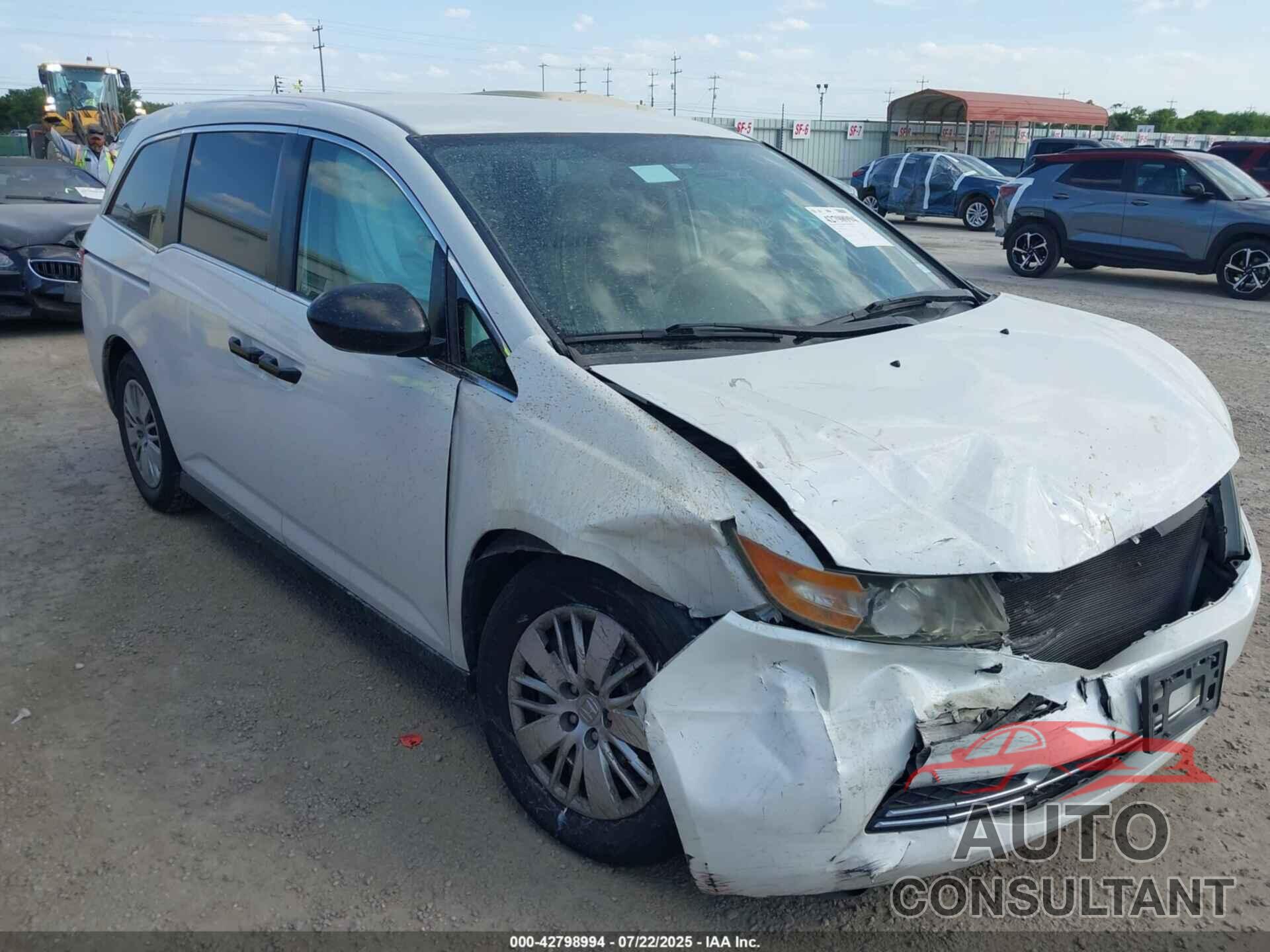 HONDA ODYSSEY 2014 - 5FNRL5H25EB104722