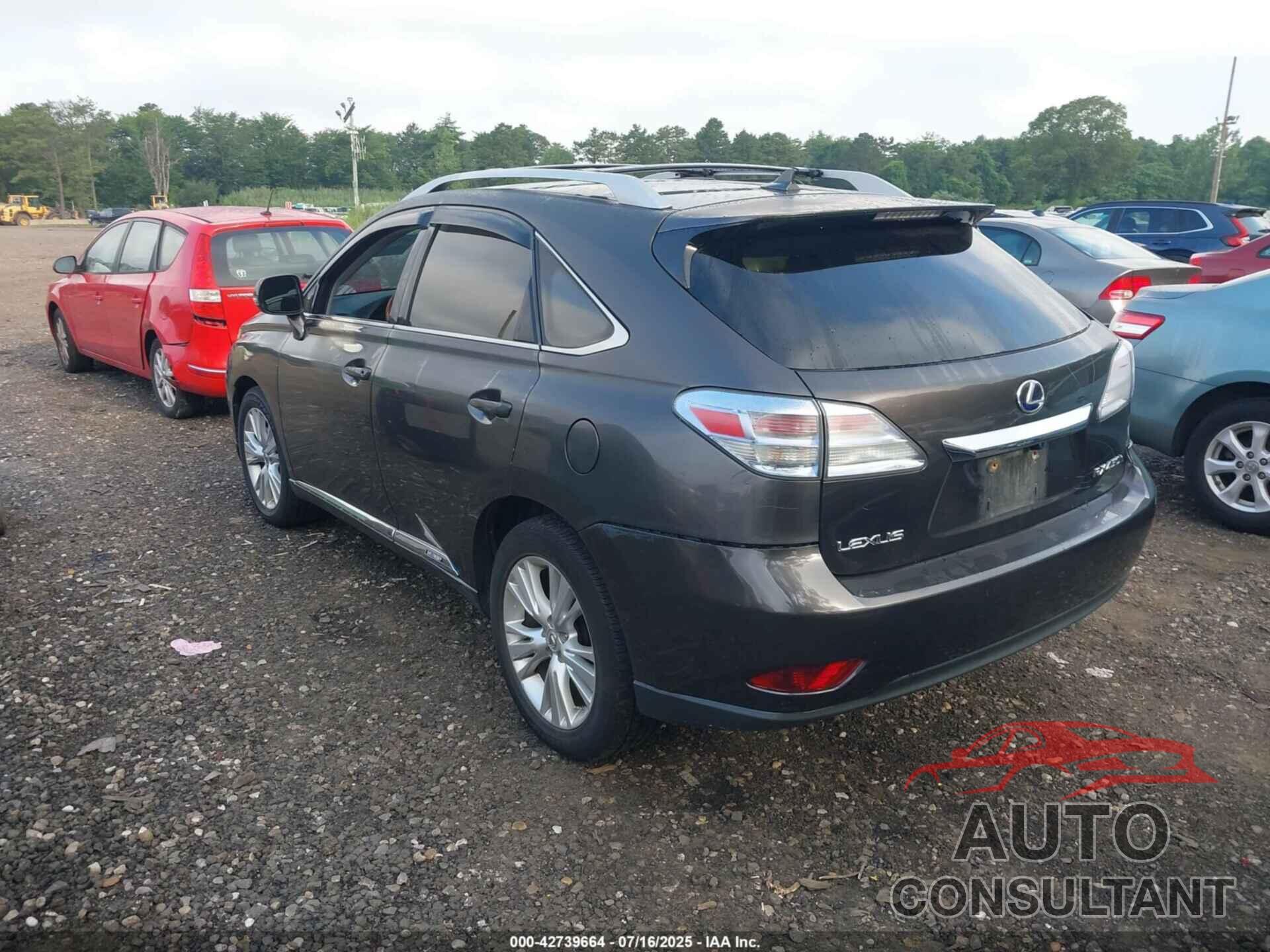 LEXUS RX 450H 2010 - JTJBC1BA2A2409762