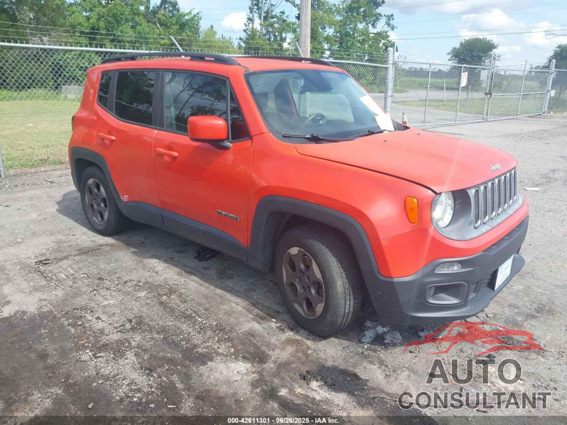 JEEP RENEGADE 2015 - ZACCJABH3FPB81584