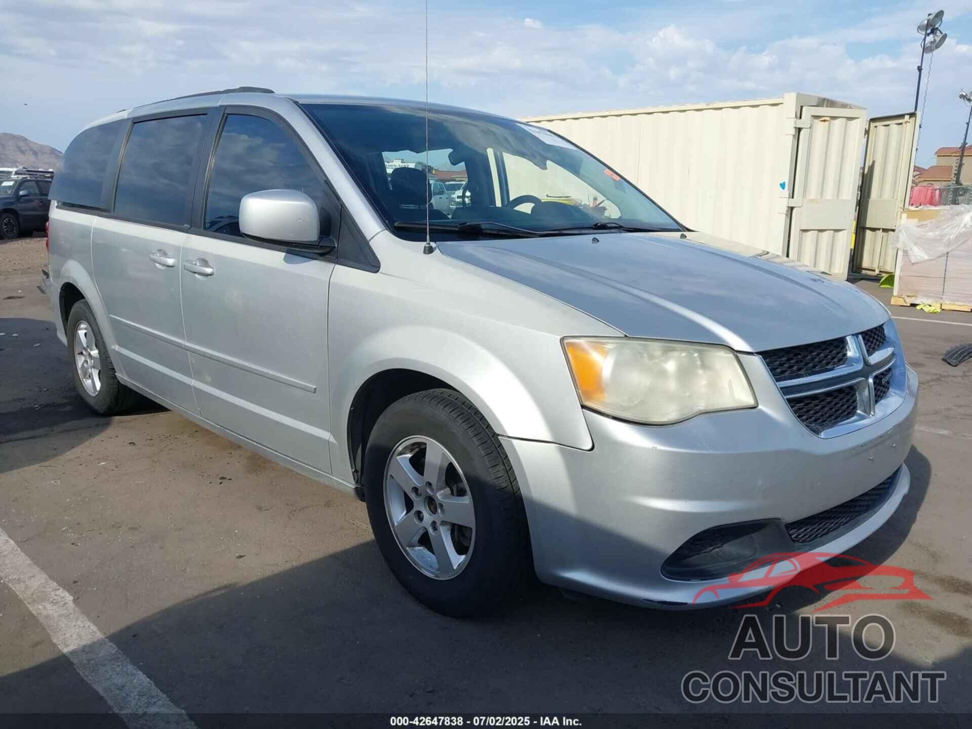 DODGE GRAND CARAVAN 2012 - 2C4RDGCG5CR384719