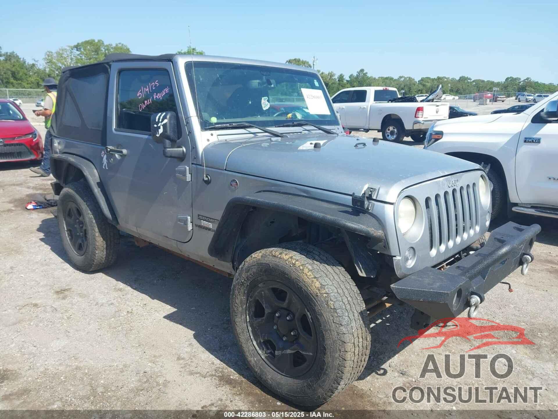 JEEP WRANGLER 2014 - 1C4AJWAG0EL126459
