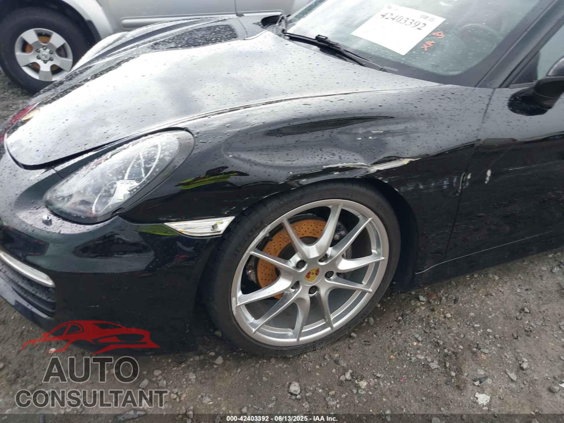 PORSCHE BOXSTER 2016 - WP0CA2A80GS120809