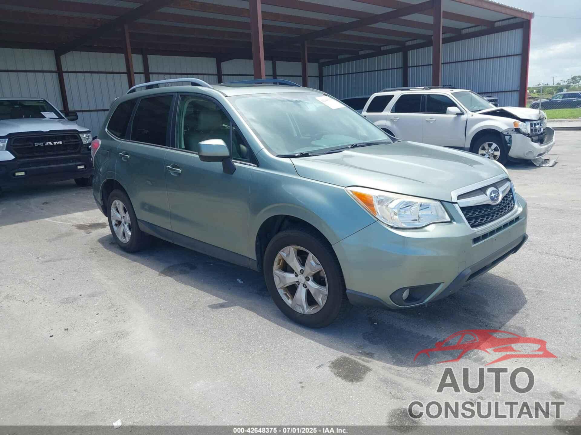 SUBARU FORESTER 2015 - JF2SJAKC3FH585333
