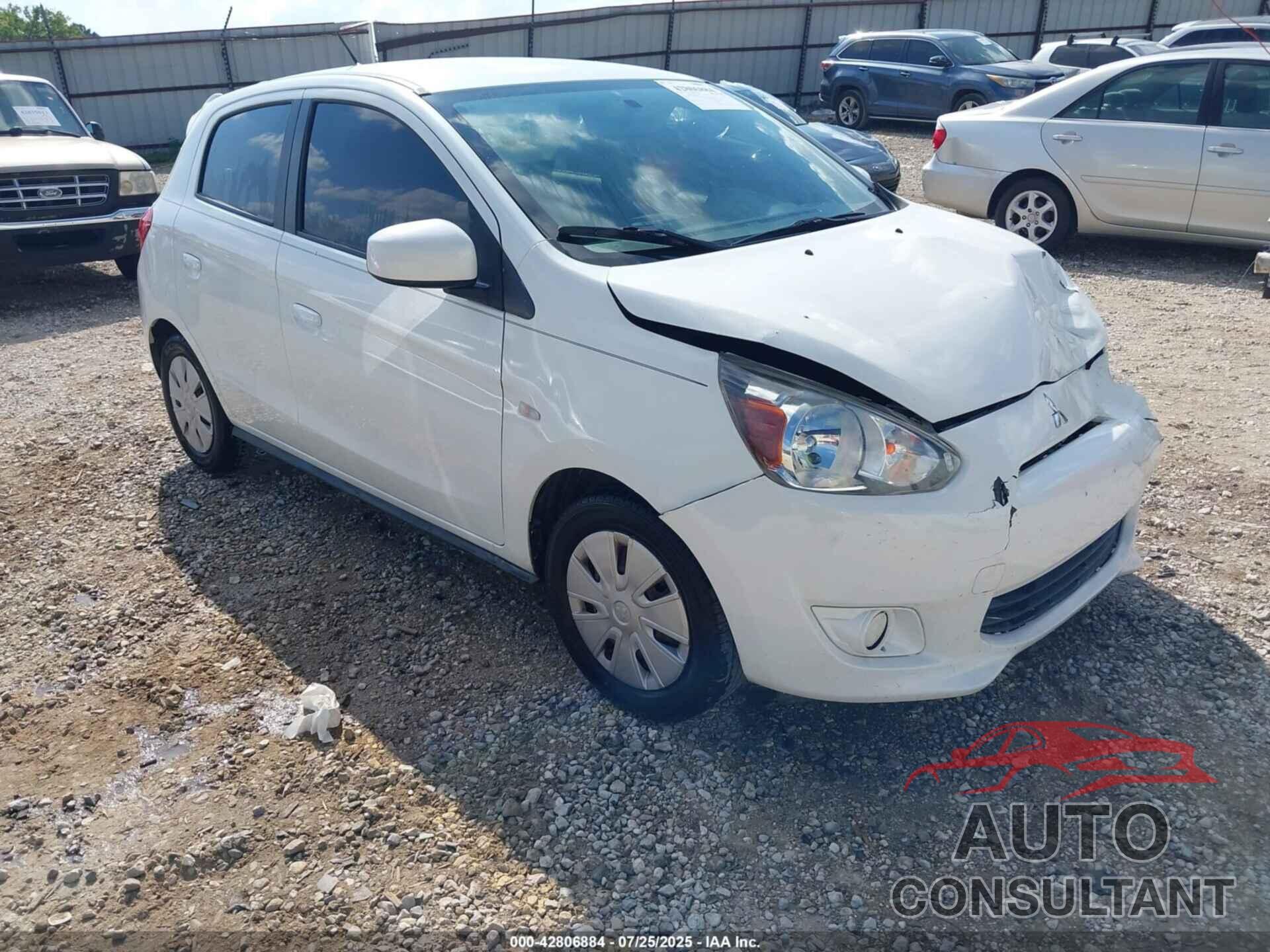 MITSUBISHI MIRAGE 2015 - ML32A3HJ1FH040041