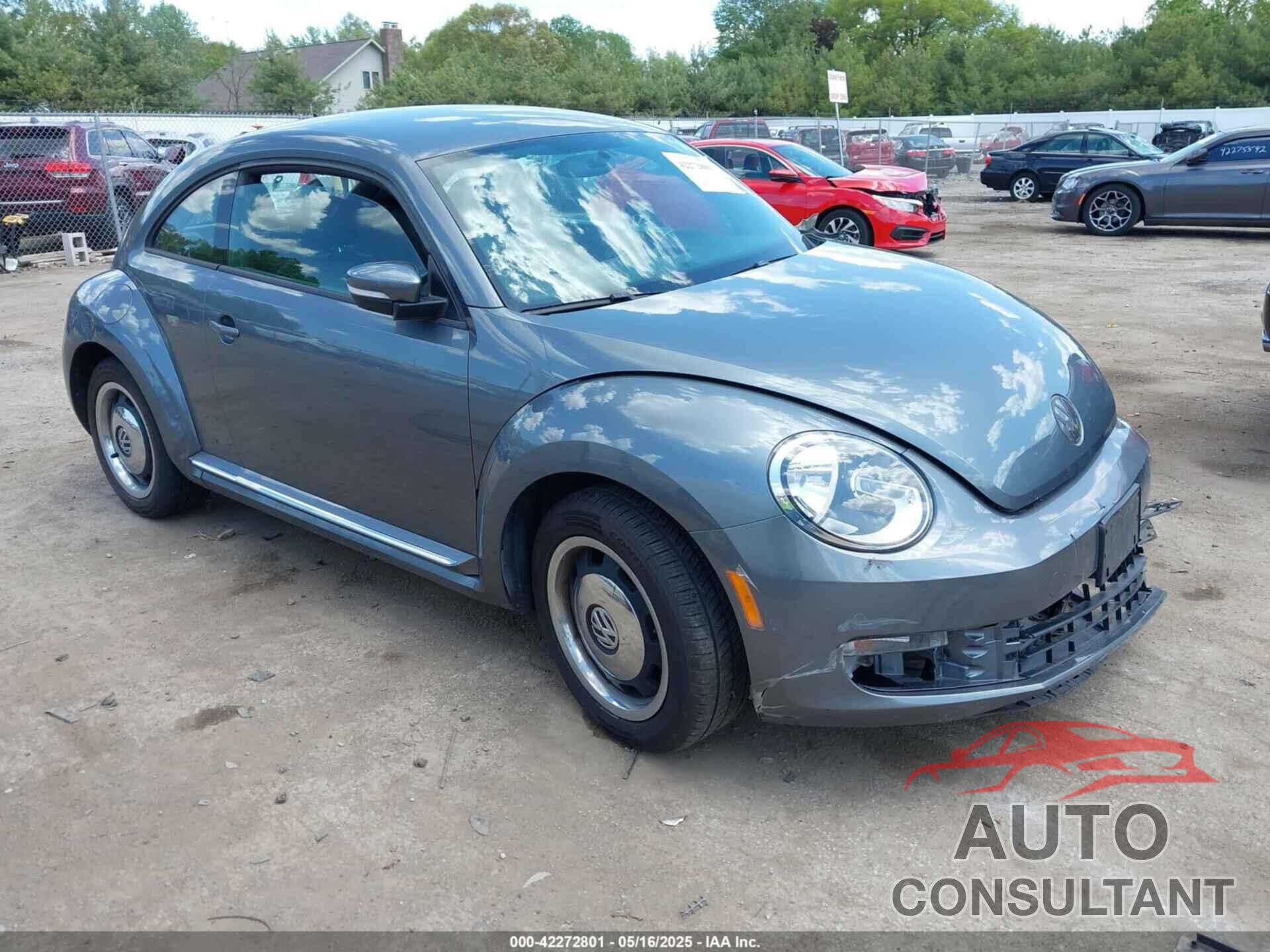 VOLKSWAGEN BEETLE 2012 - 3VWJP7ATXCM610827