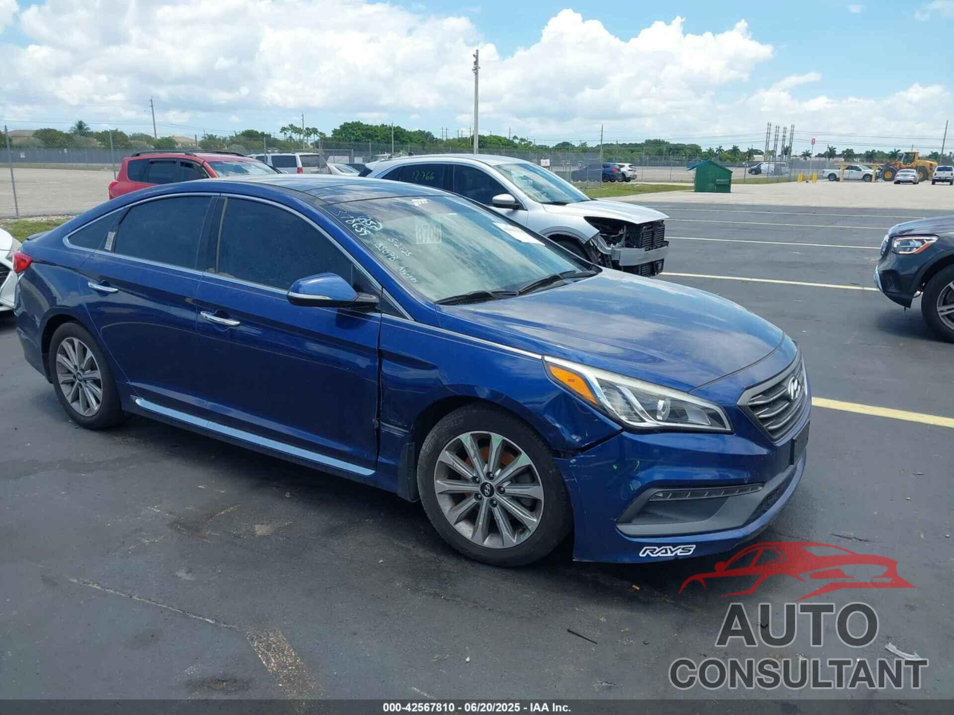 HYUNDAI SONATA 2016 - 5NPE34AF3GH378639