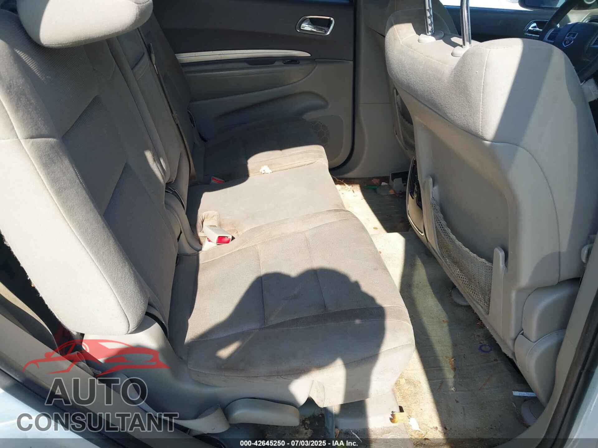 DODGE DURANGO 2012 - 1C4RDHAG9CC237210