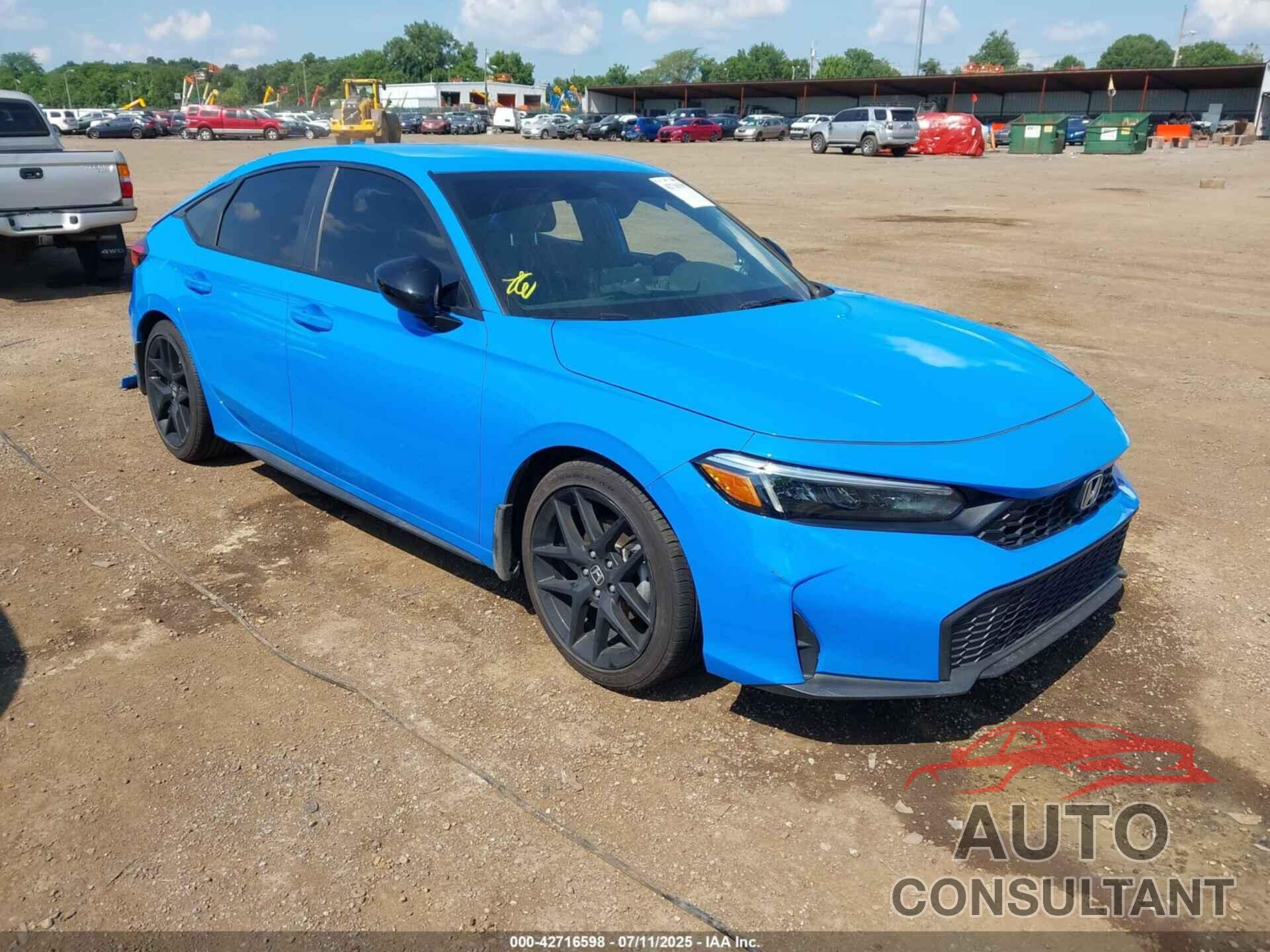 HONDA CIVIC 2025 - 19XFL2H85SE006023