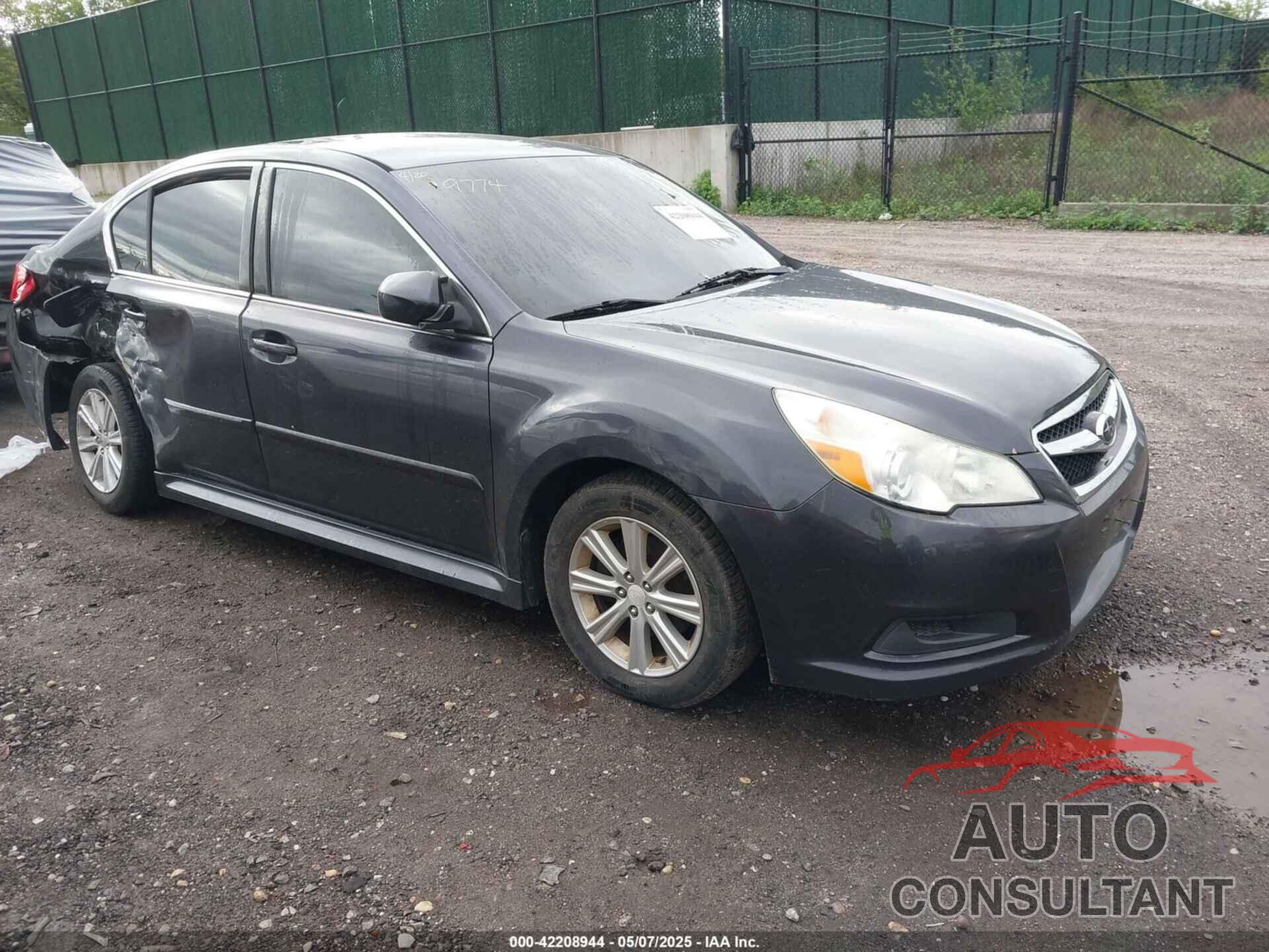 SUBARU LEGACY 2012 - 4S3BMBC67C3037512