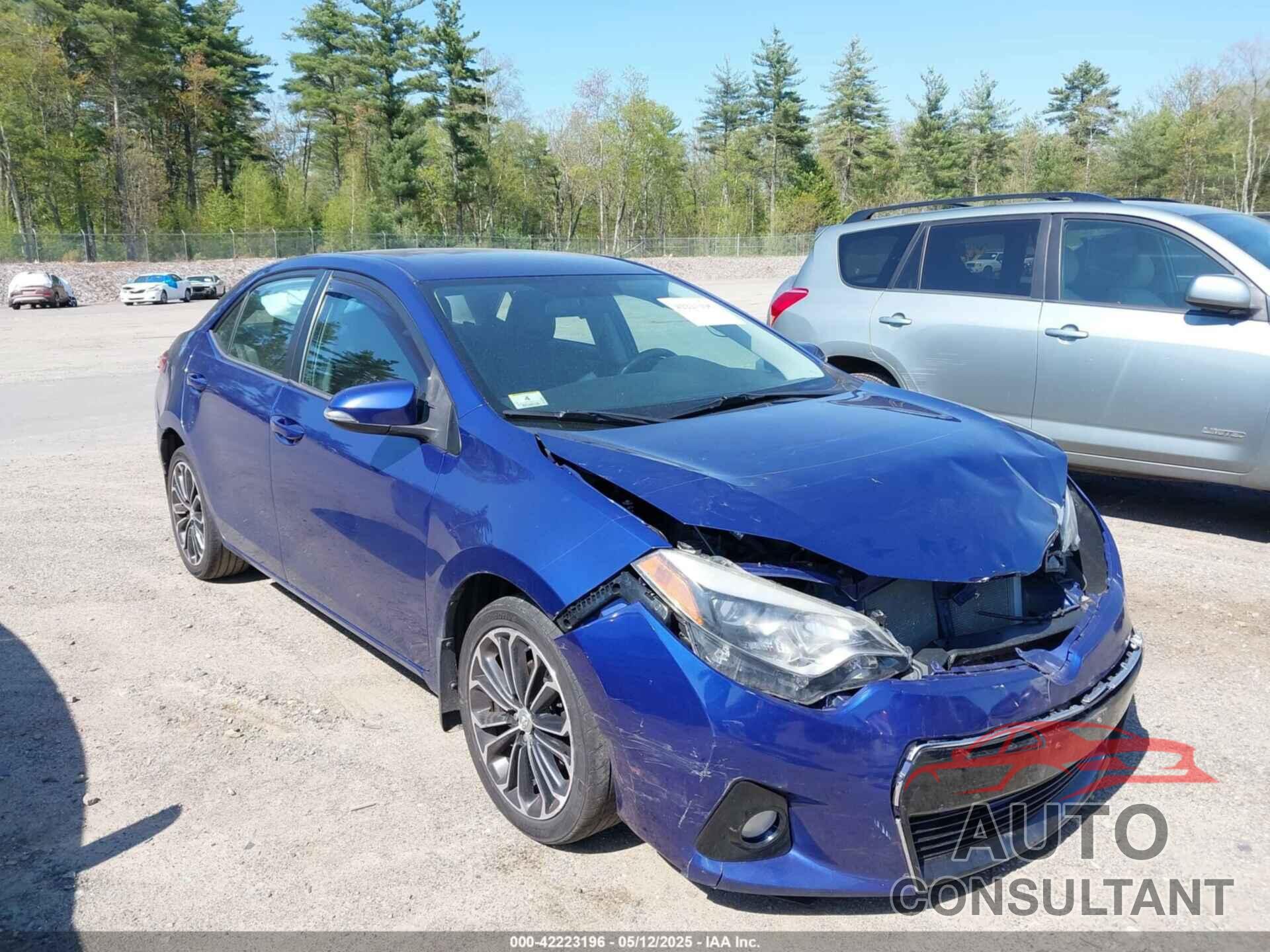 TOYOTA COROLLA 2015 - 2T1BURHE5FC458942