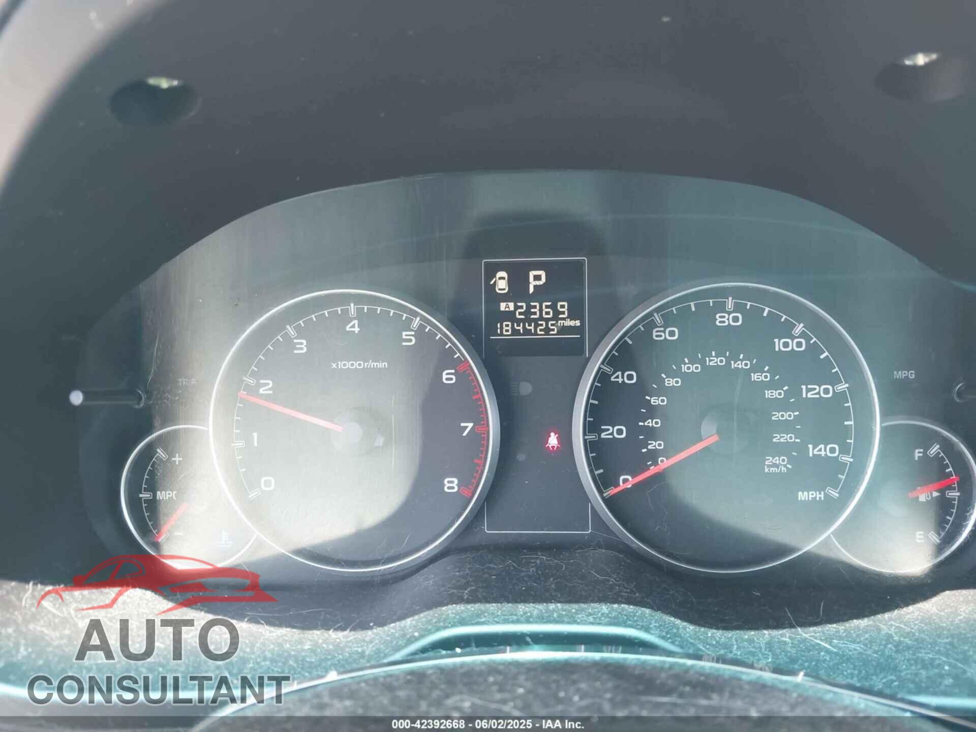 SUBARU OUTBACK 2013 - 4S4BRBGC2D3290722