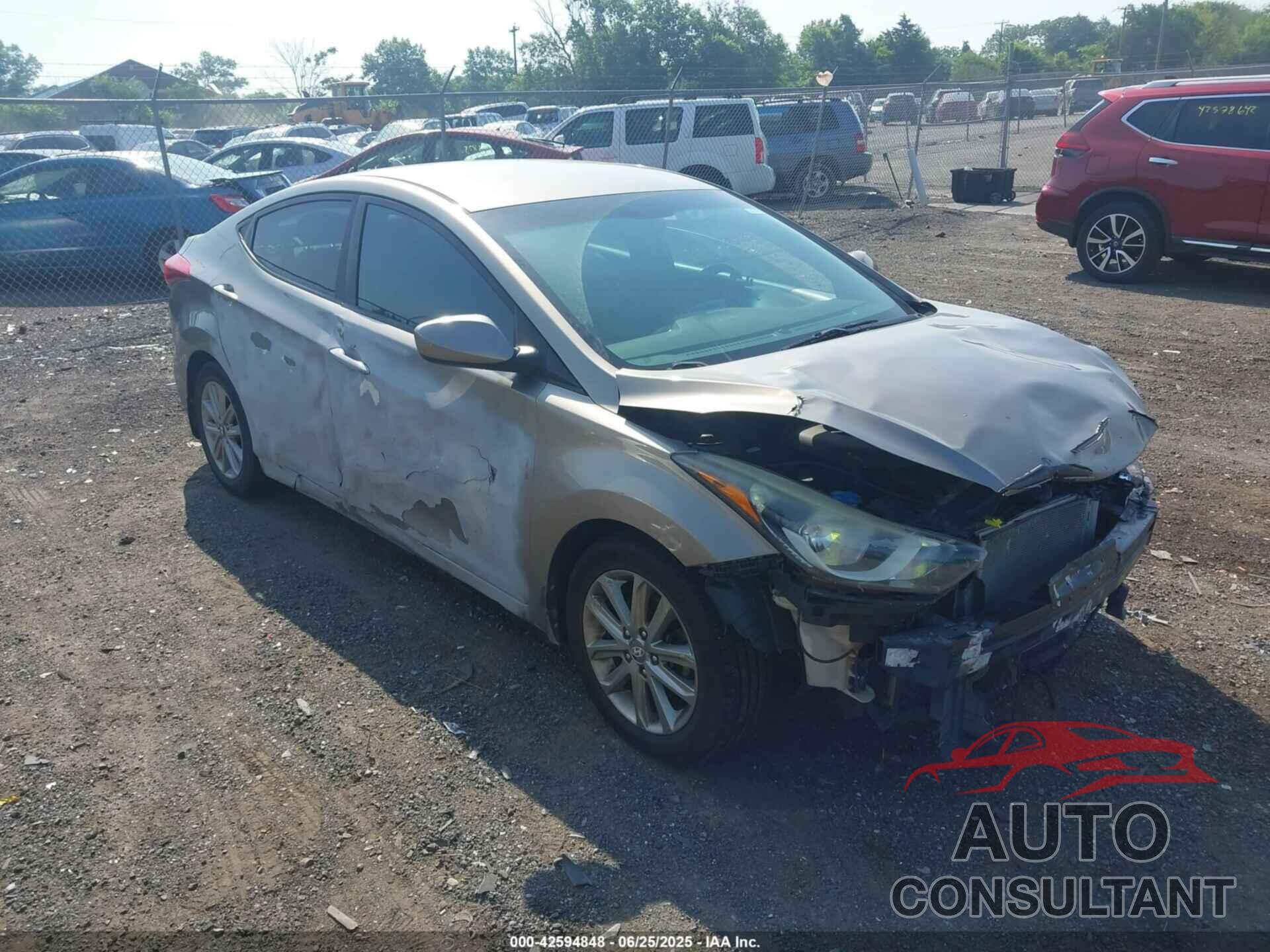 HYUNDAI ELANTRA 2014 - 5NPDH4AEXEH529042
