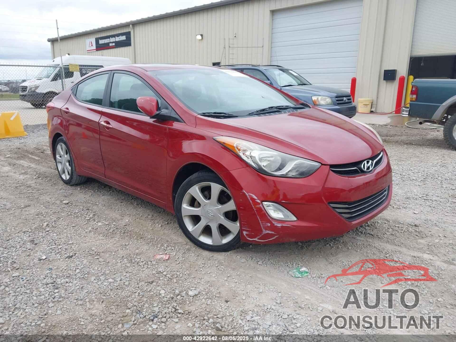 HYUNDAI ELANTRA 2012 - KMHDH4AE2CU362545