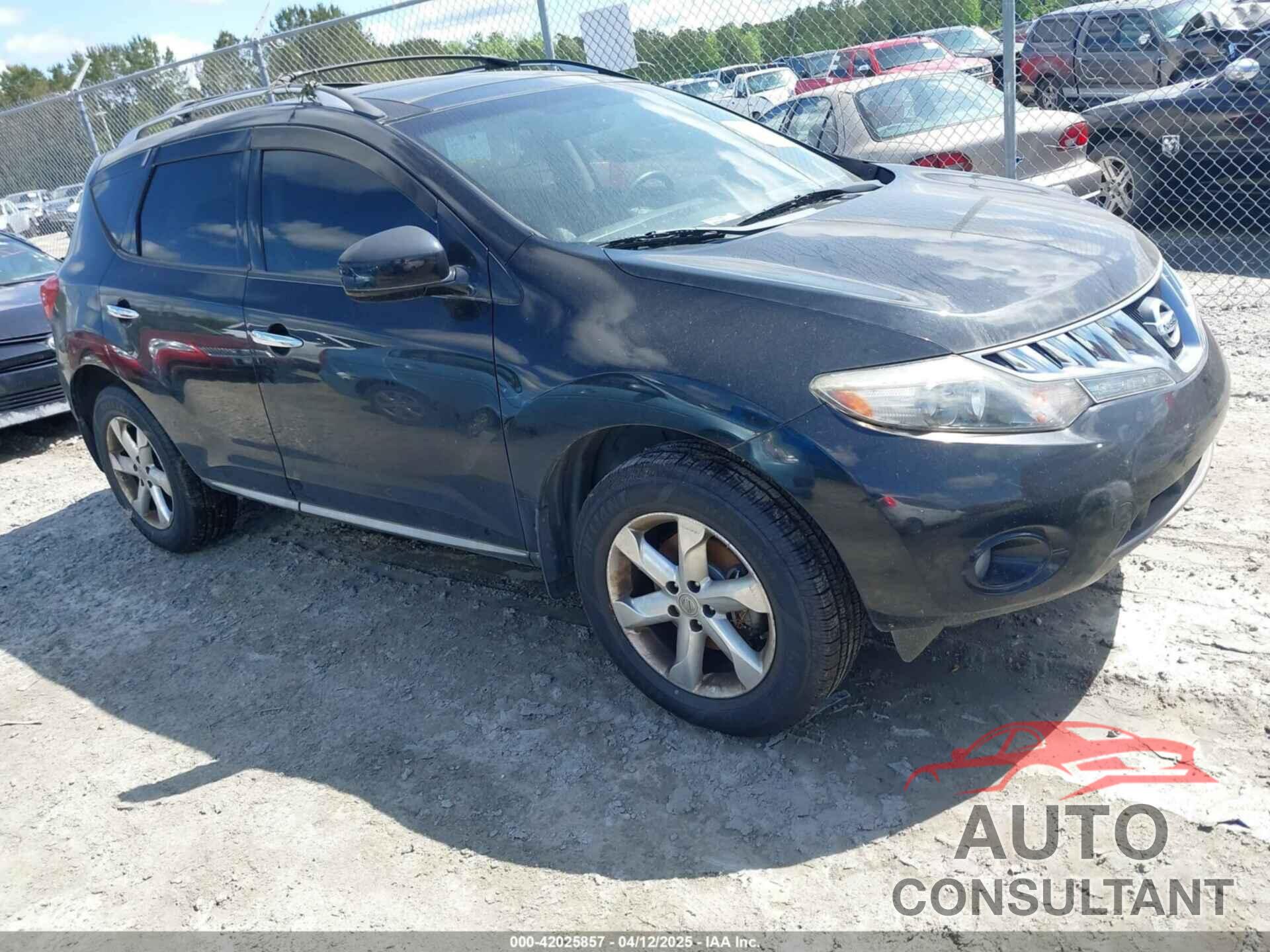NISSAN MURANO 2010 - JN8AZ1MU6AW018311