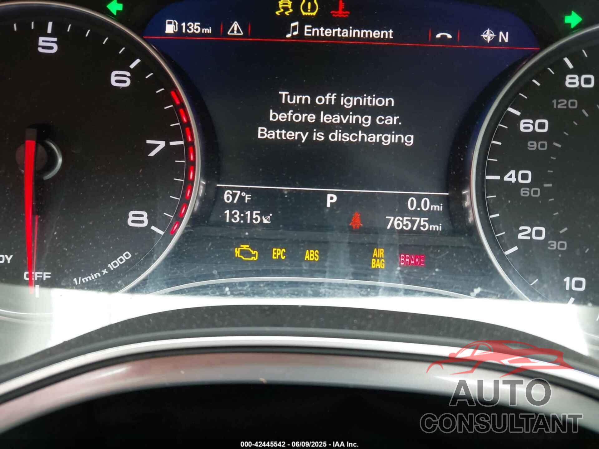 AUDI A7 2017 - WAUW2AFC8HN085614