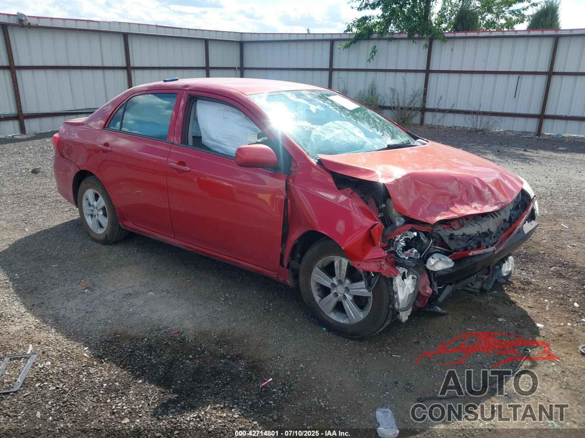 TOYOTA COROLLA 2012 - 2T1BU4EE9CC892865