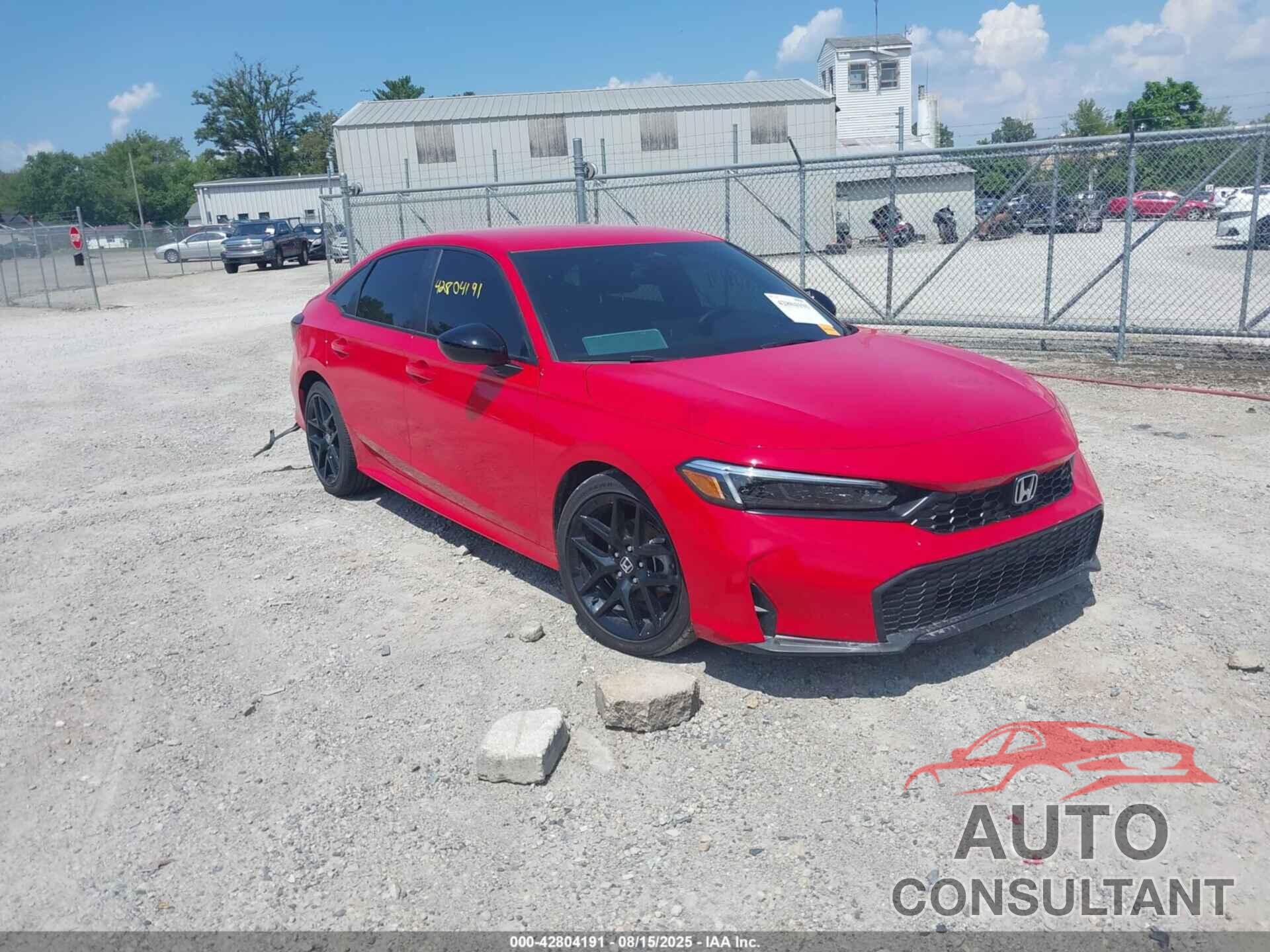 HONDA CIVIC 2025 - 2HGFE2F53SH590558