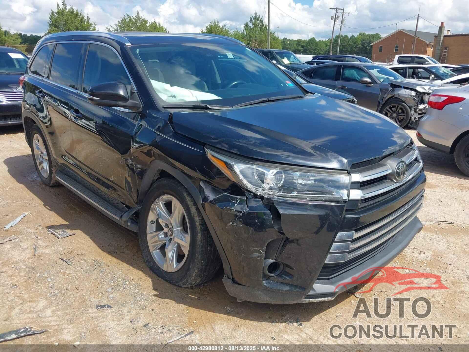 TOYOTA HIGHLANDER 2017 - 5TDYZRFH6HS228670