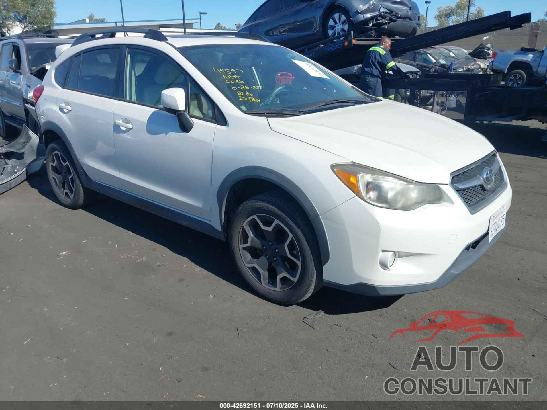 SUBARU XV CROSSTREK 2013 - JF2GPAVC9D2819121