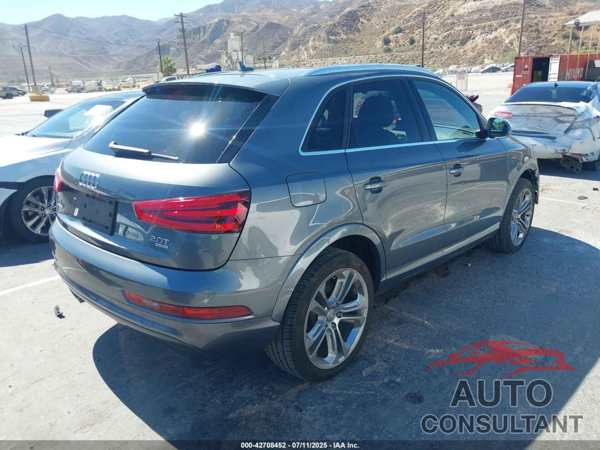 AUDI Q3 2015 - WA1GFCFSXFR014431