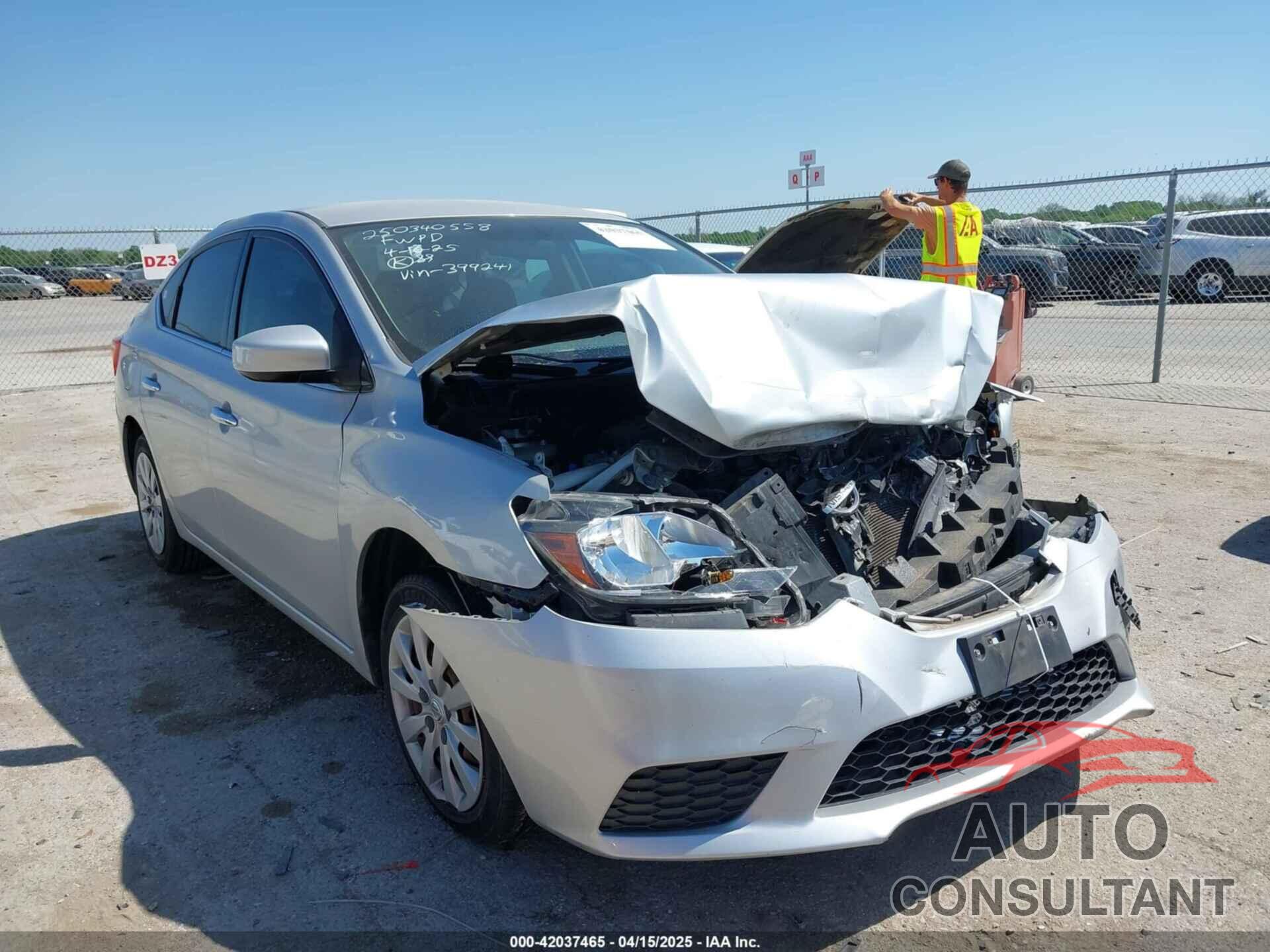 NISSAN SENTRA 2017 - 3N1AB7AP9HY399241