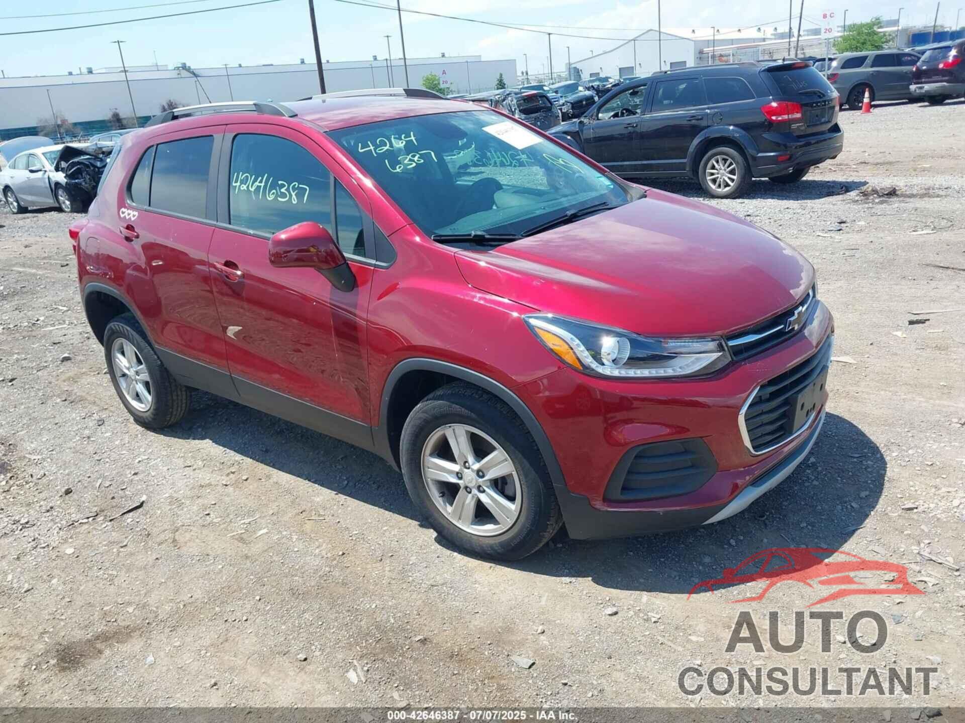 CHEVROLET TRAX 2021 - KL7CJPSM1MB368102