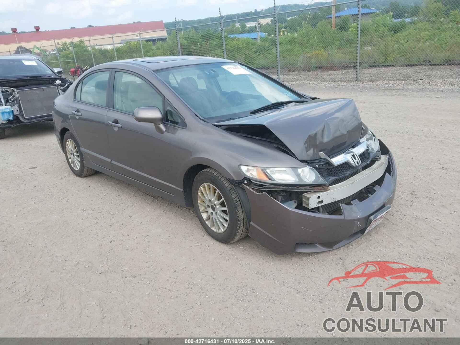 HONDA CIVIC 2011 - 2HGFA1F96BH539127