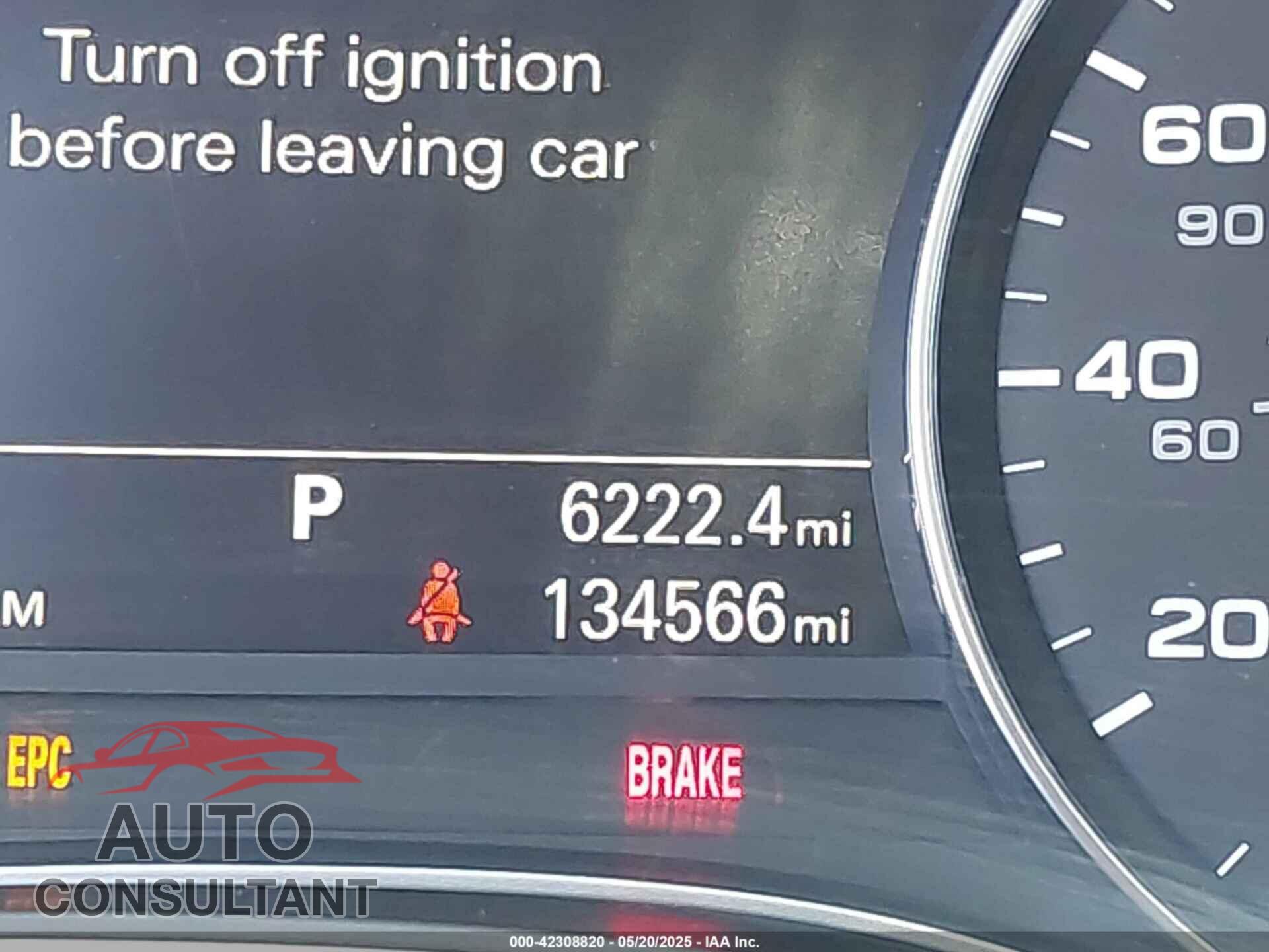 AUDI A6 2014 - WAUGFAFC6EN054589