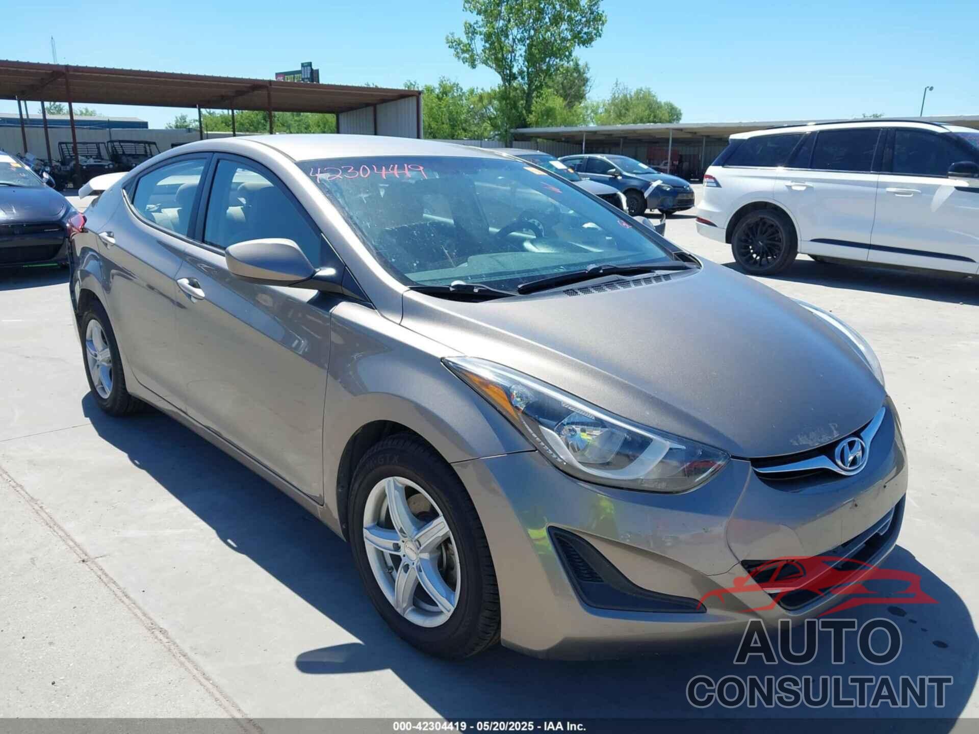 HYUNDAI ELANTRA 2016 - 5NPDH4AE0GH686307