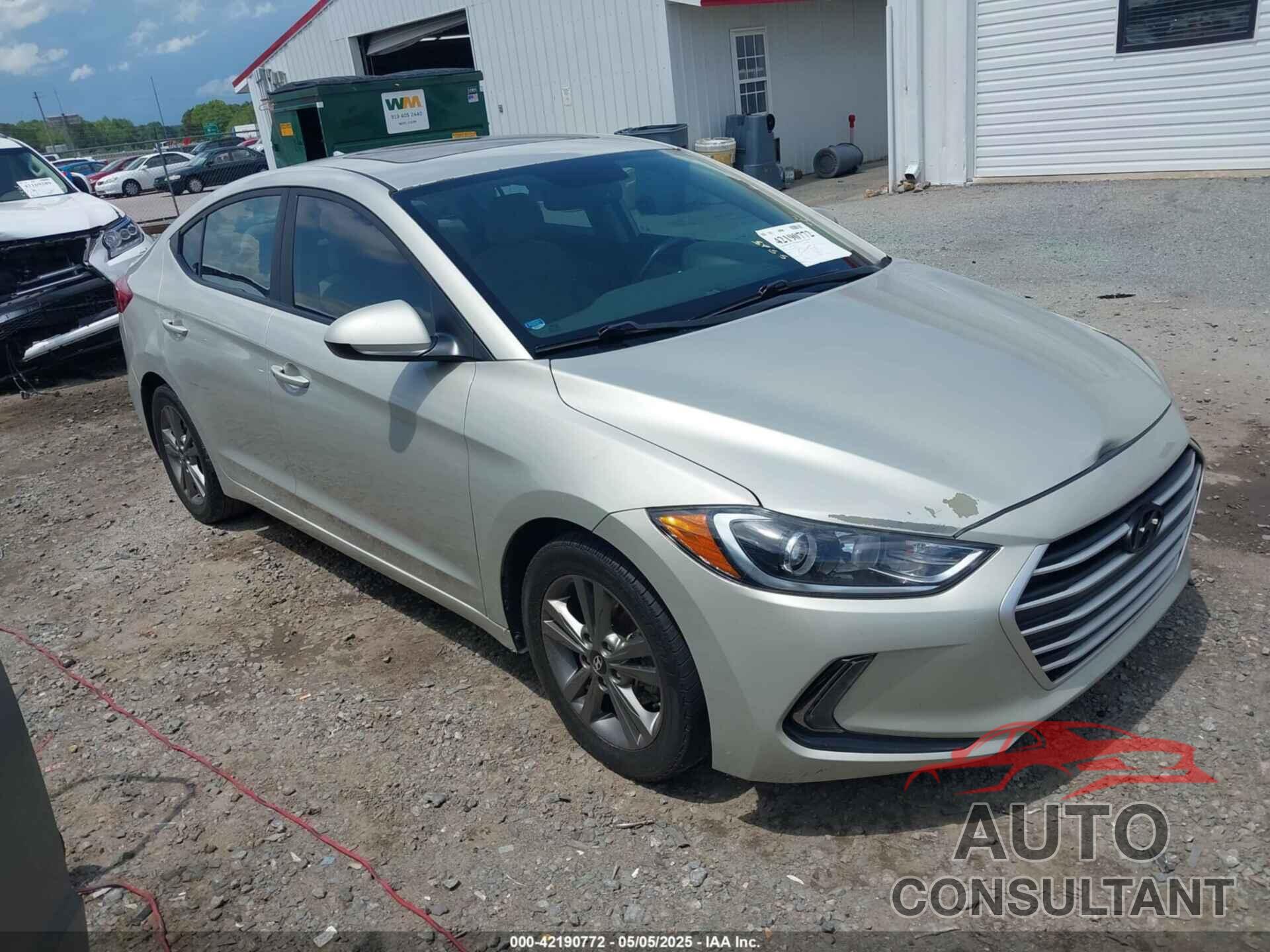 HYUNDAI ELANTRA 2018 - 5NPD84LF1JH261014
