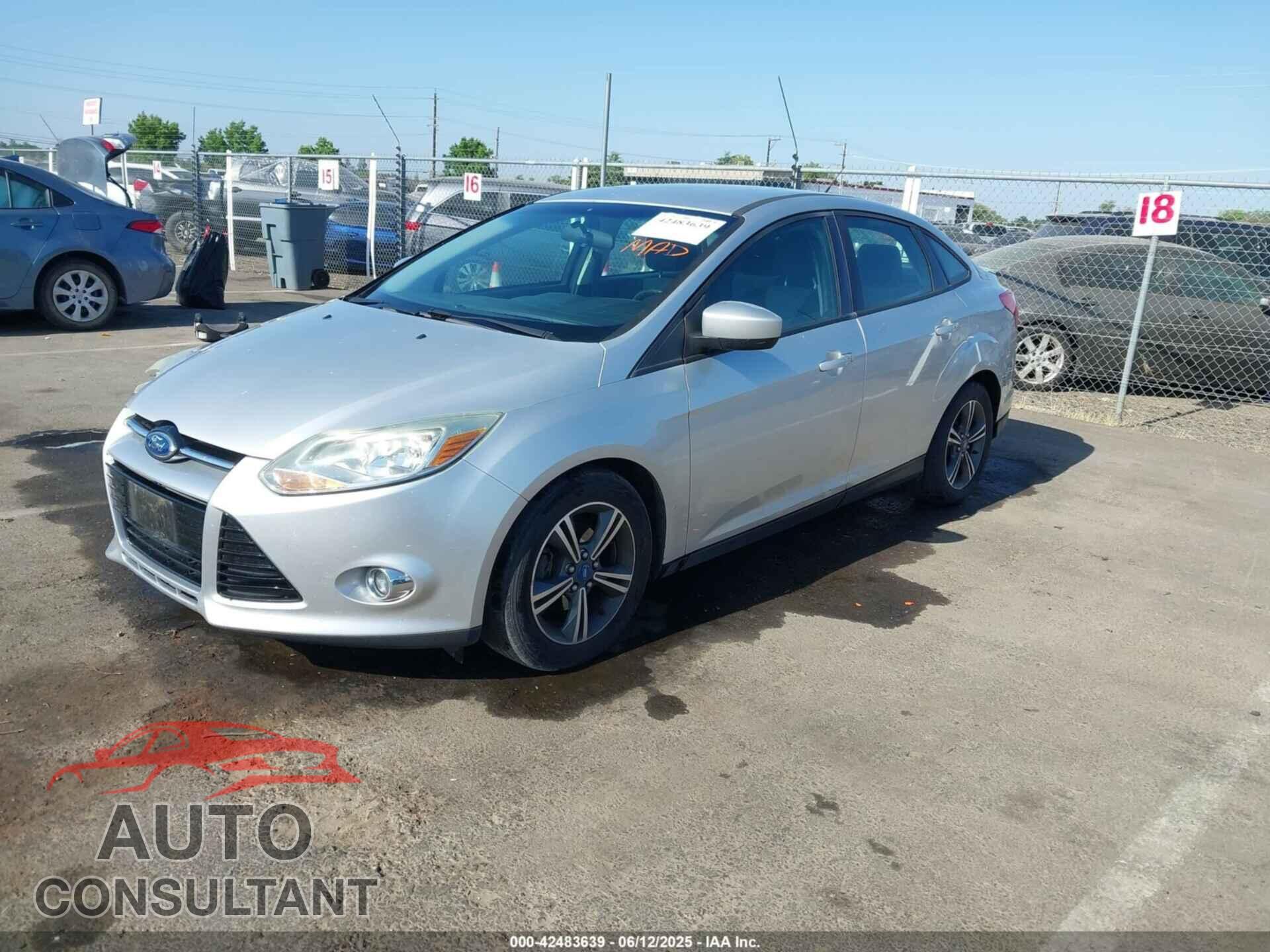 FORD FOCUS 2012 - 1FAHP3F28CL215997