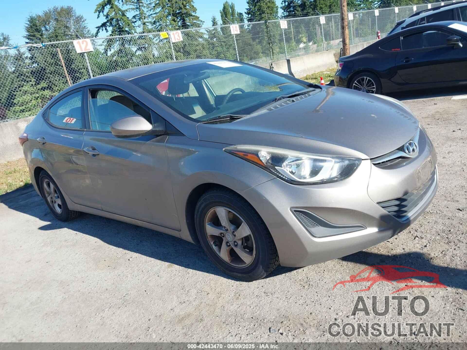 HYUNDAI ELANTRA 2014 - 5NPDH4AE4EH526573