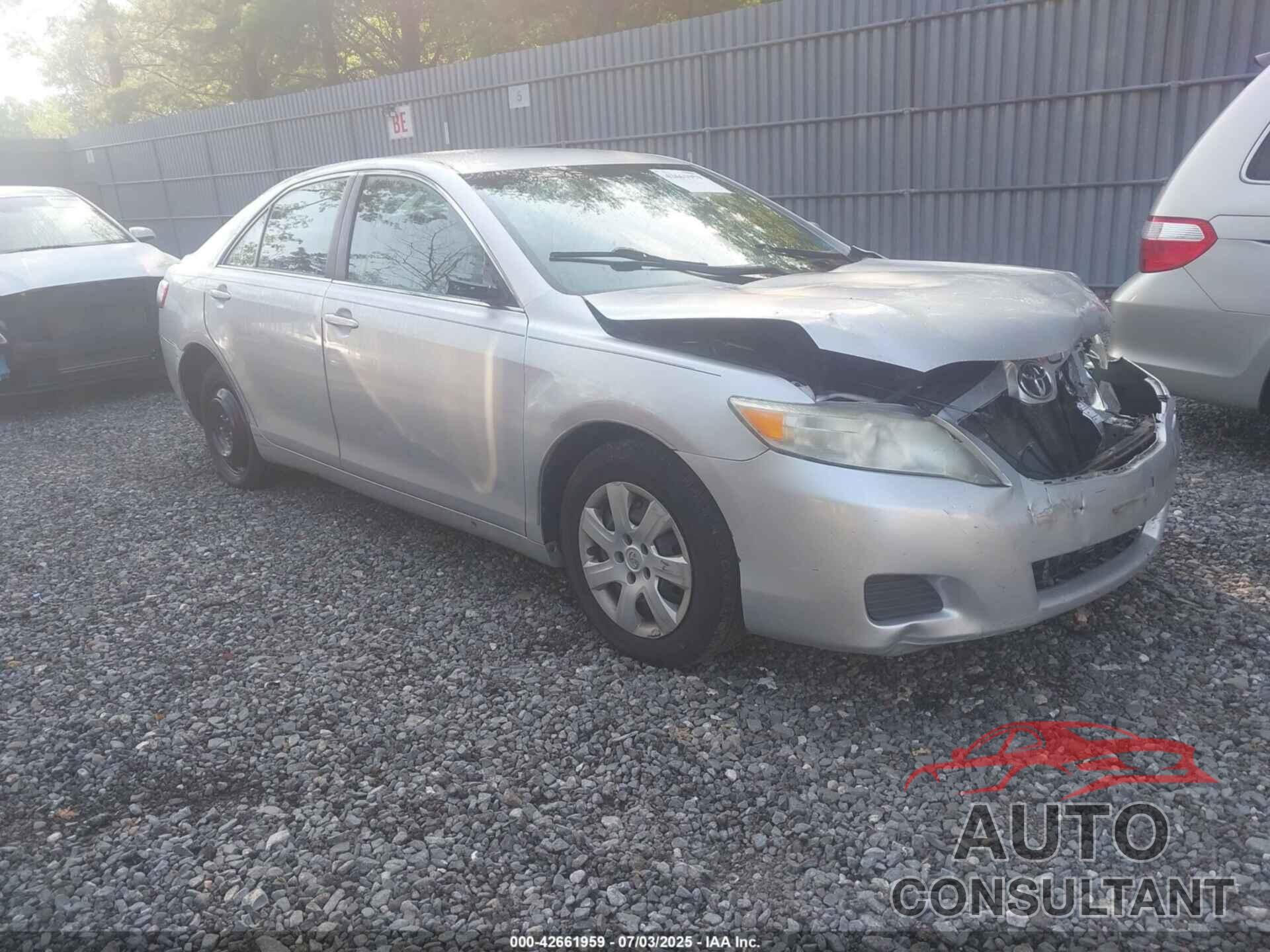 TOYOTA CAMRY 2010 - 4T1BF3EK0AU073278